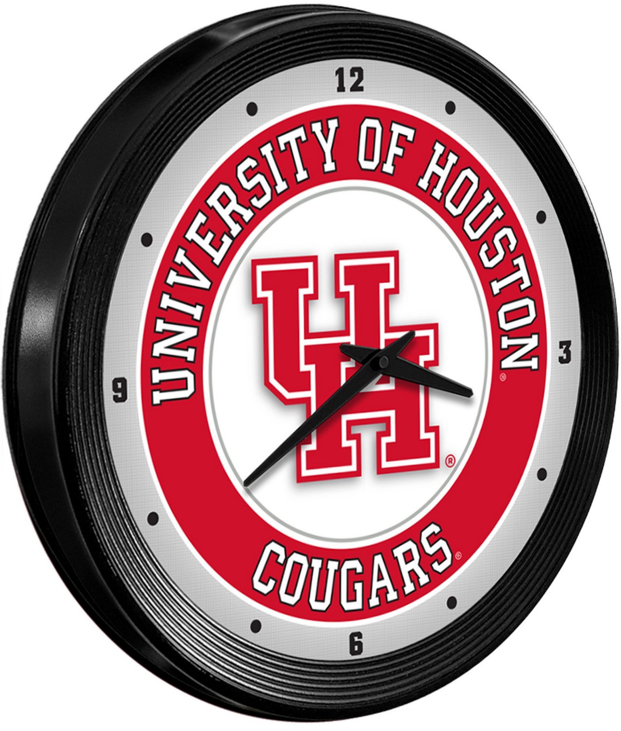 The Fan-Brand University of Houston Ribbed Wall Clock - view number 2