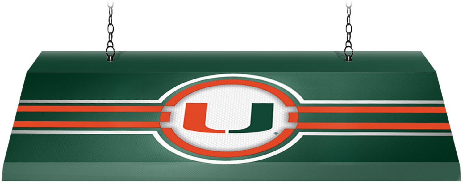 The Fan-Brand University of Miami Edge Glow Pool Table Light - view number 2