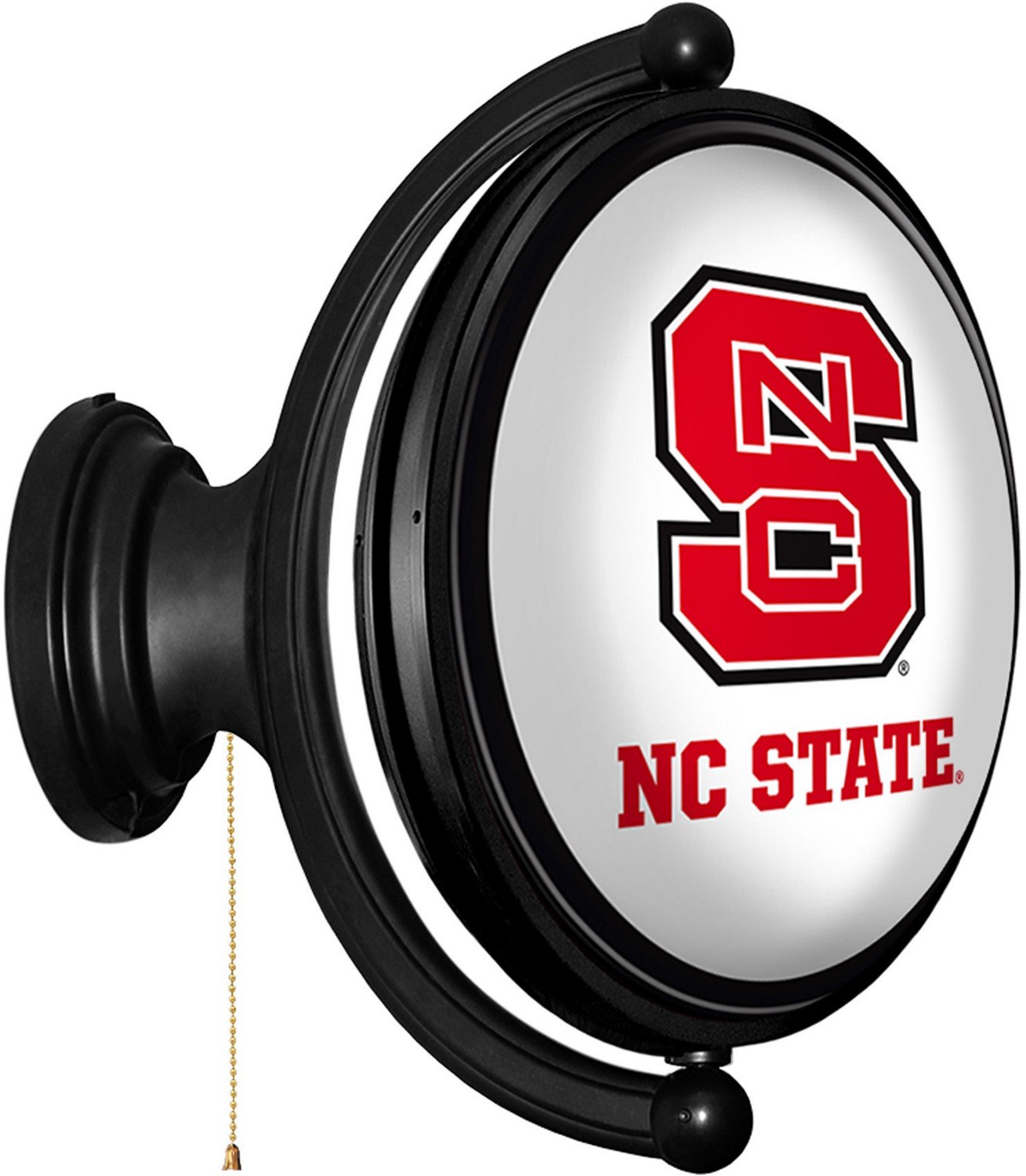The Fan-Brand North Carolina State University Original Oval Rotating Lighted Sign  - view number 2