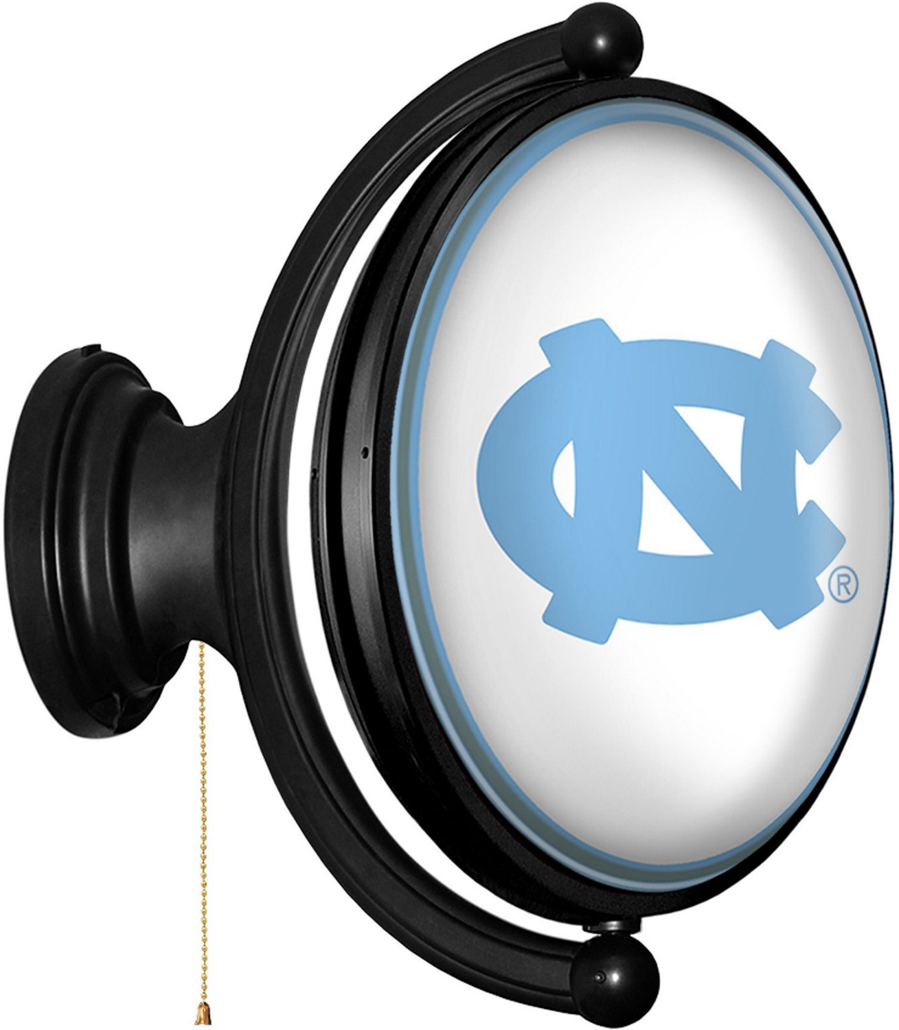 The Fan-Brand University of North Carolina Original Oval Rotating Lighted Sign  - view number 2