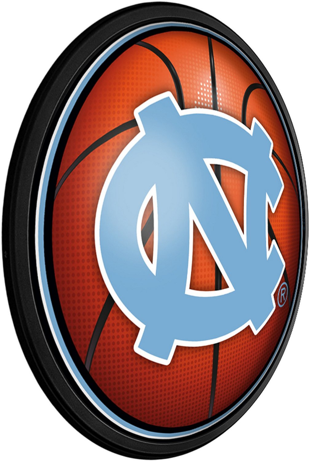 The Fan-Brand University of North Carolina Basketball Round Slimline Lighted Wall Sign - view number 2
