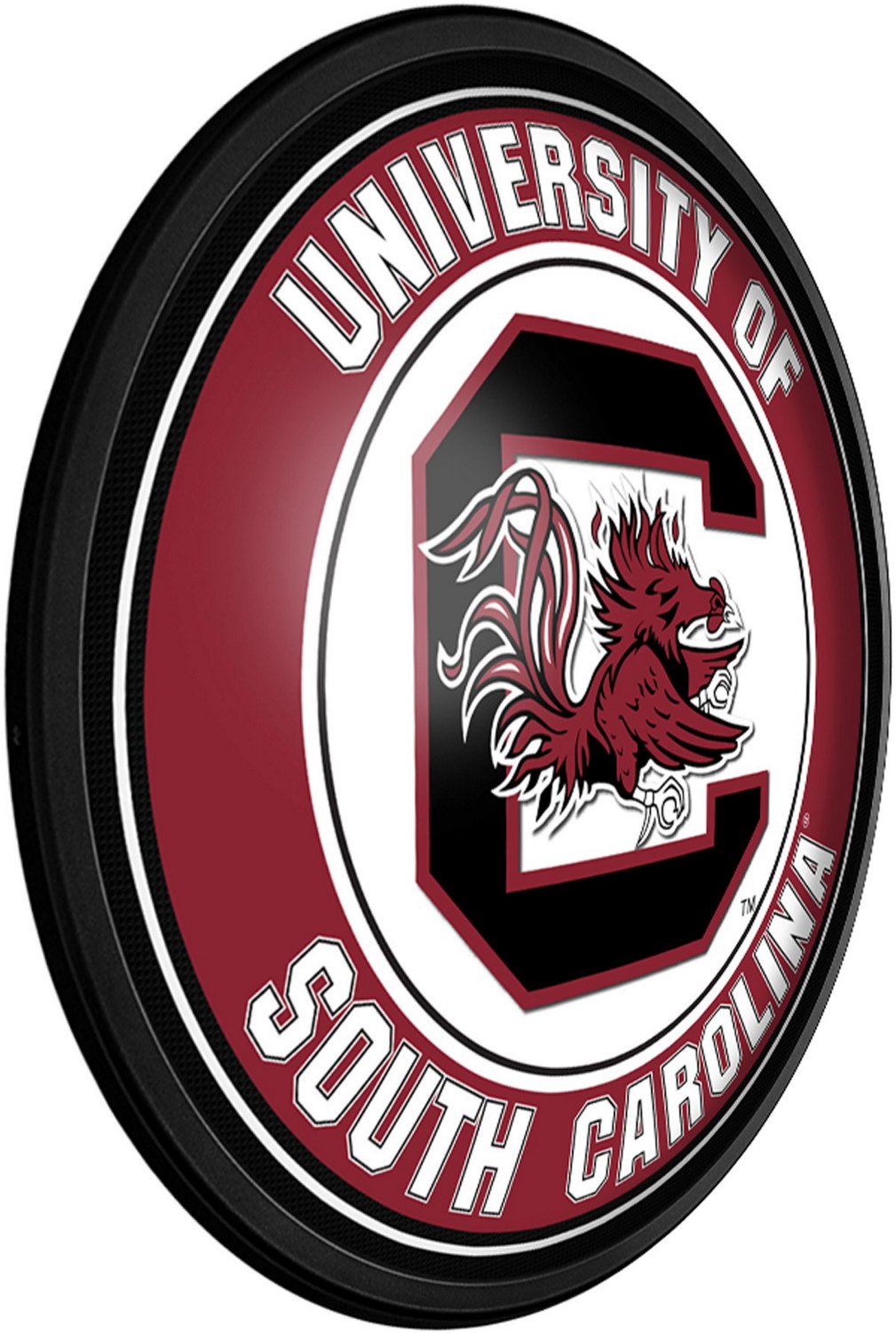 The Fan-Brand University of South Carolina Round Slimline Lighted Wall Sign - view number 2