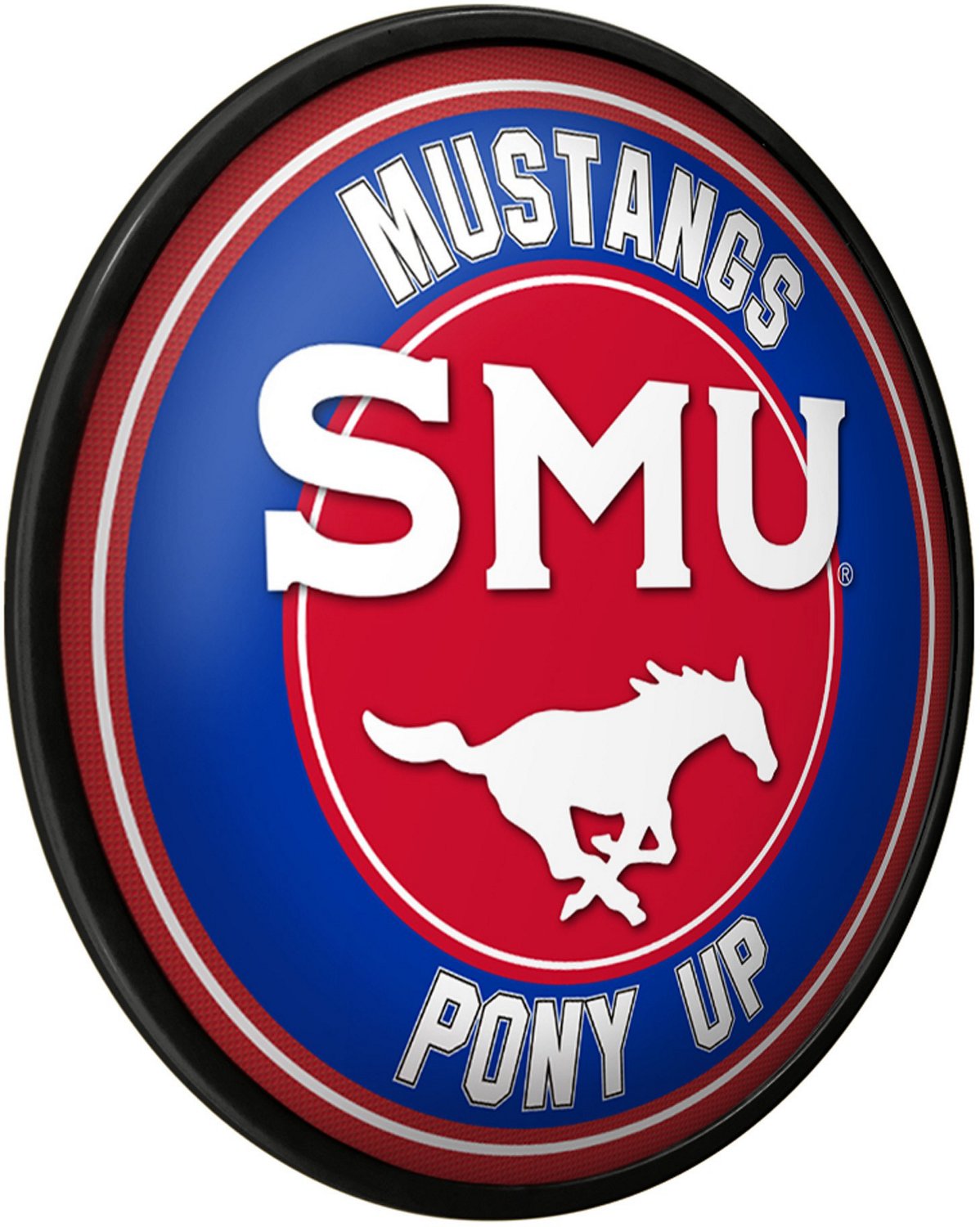 The Fan-Brand Southern Methodist University PONY UP Modern Disc Sign - view number 2