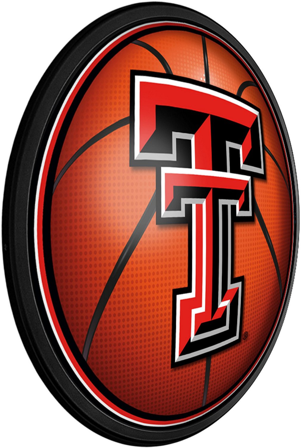 The Fan-Brand Texas Tech University Basketball Slimline Lighted Wall Sign - view number 2
