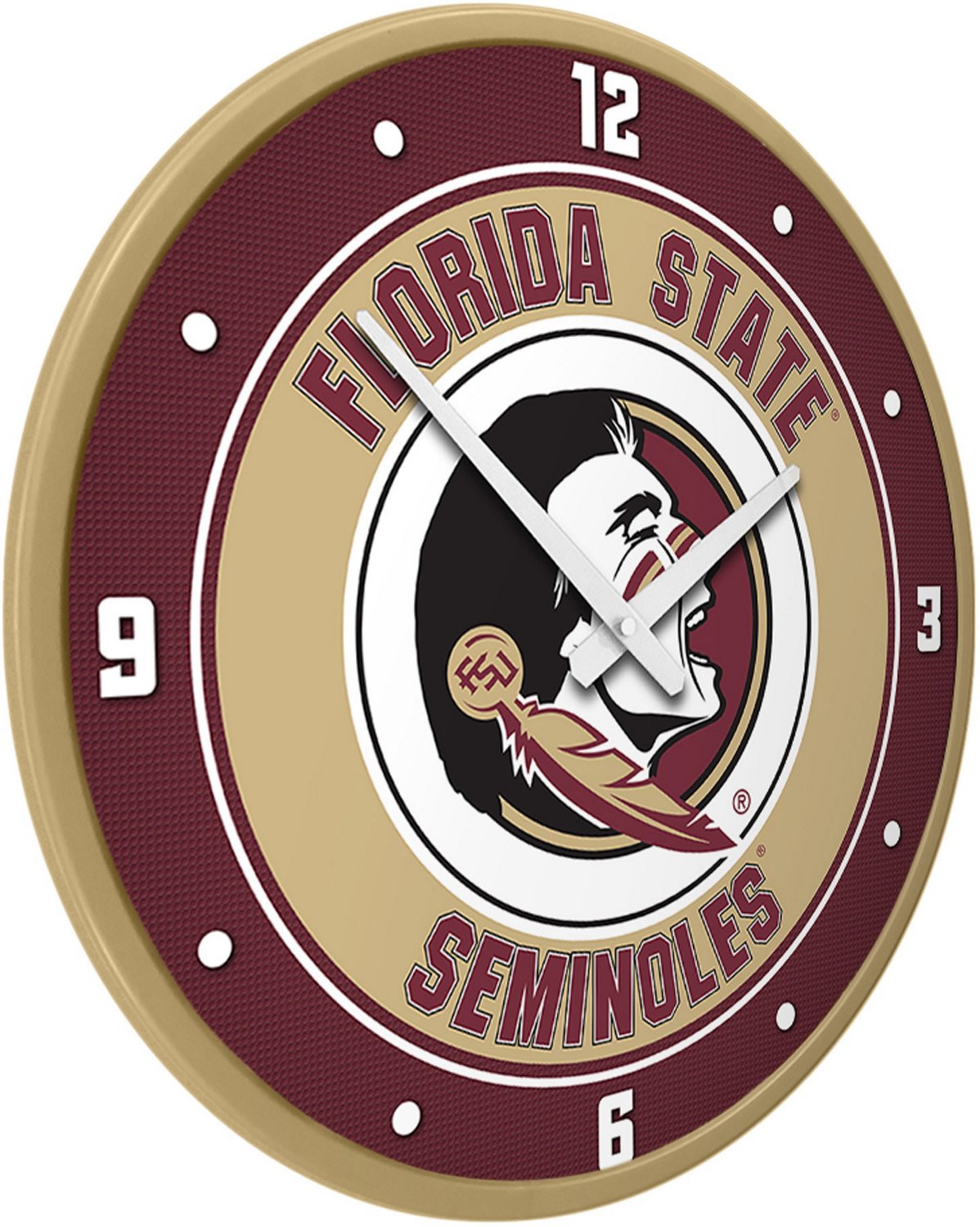 The Fan-Brand Florida State University Modern Disc Clock - view number 2