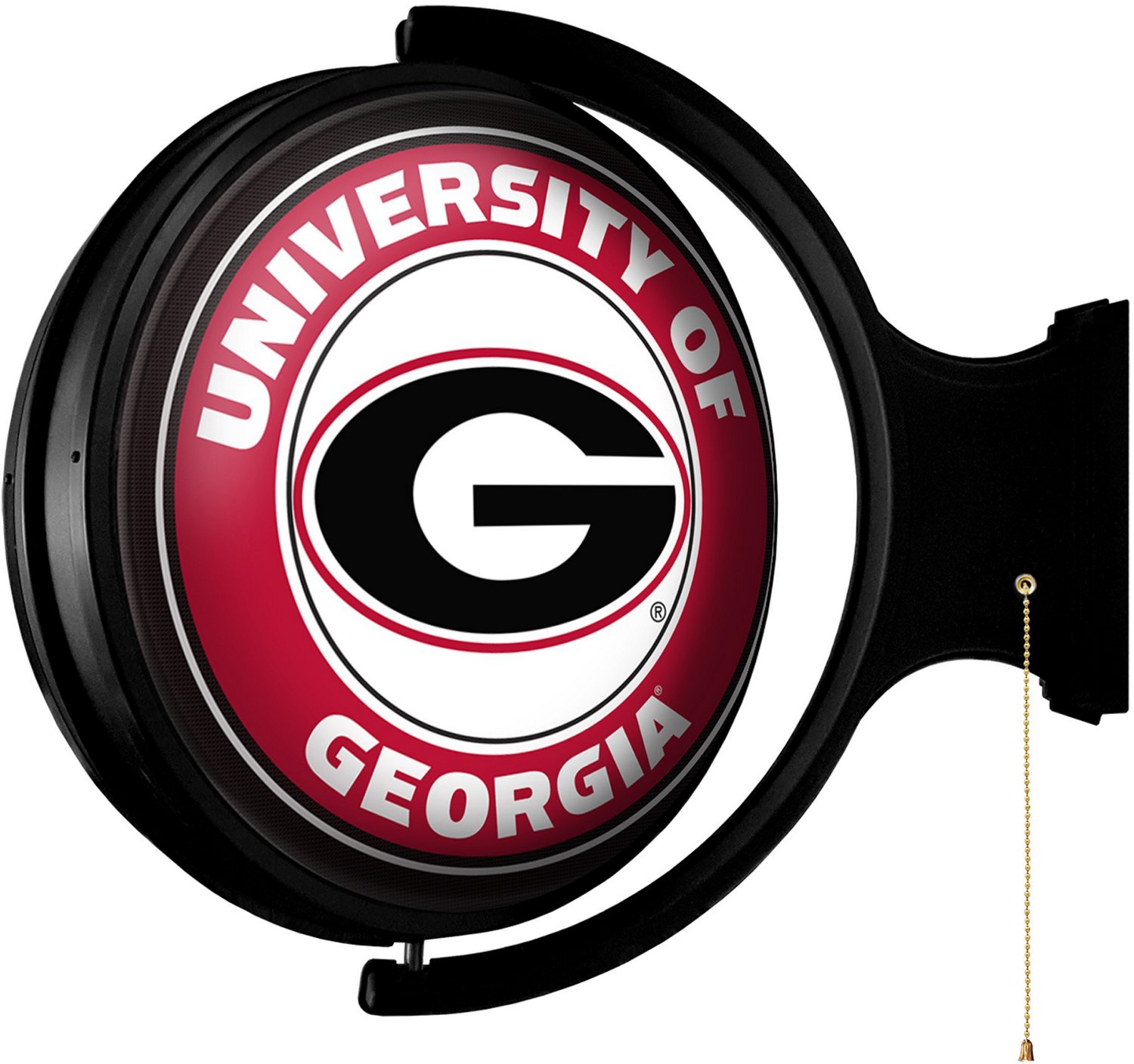 The Fan-Brand University of Georgia Round Rotating Lighted Sign  - view number 2