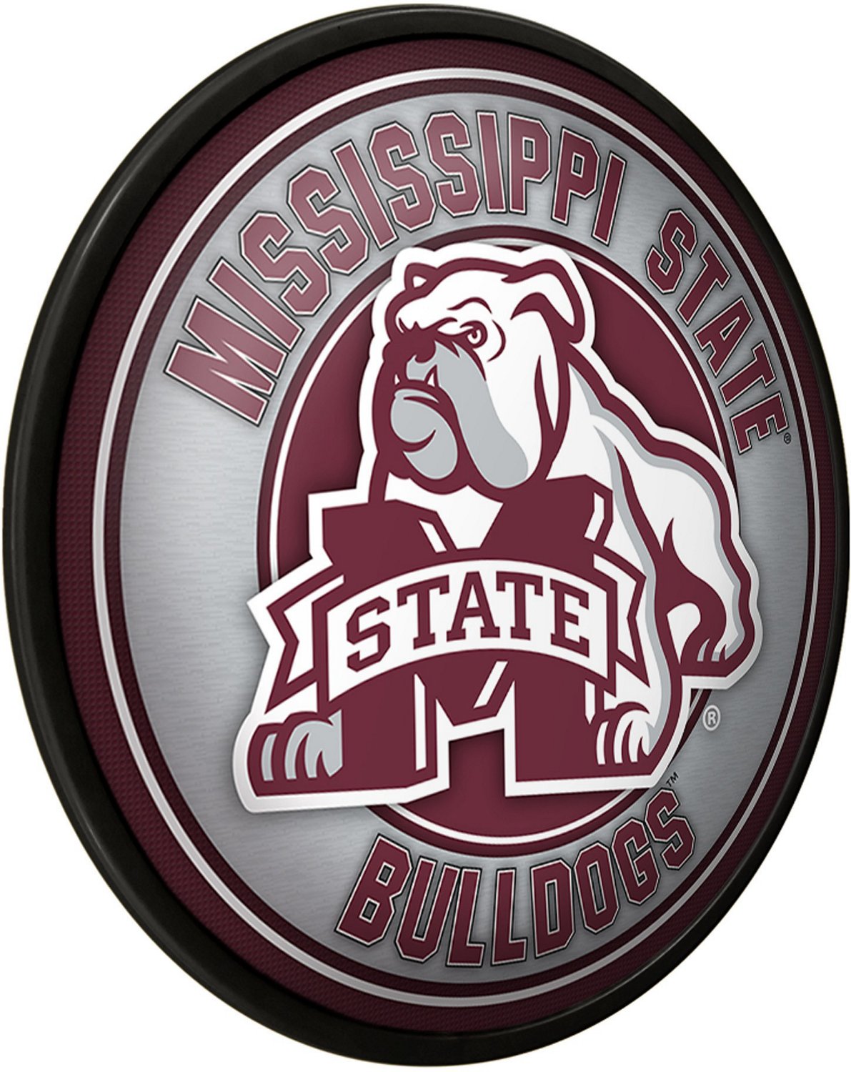 The Fan-Brand Mississippi State University Mascot Modern Mirrored Disc Sign - view number 2