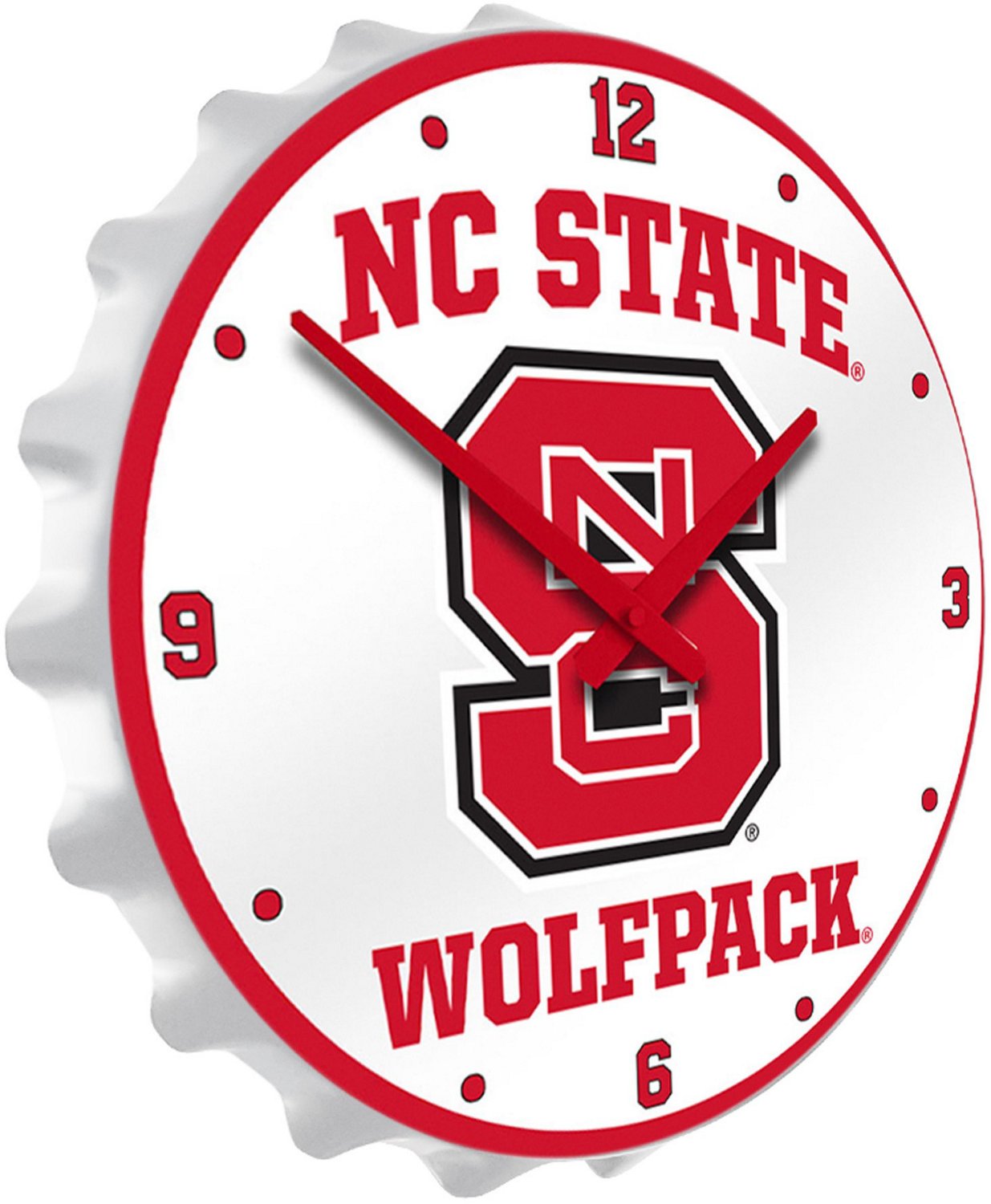 The Fan-Brand North Carolina State University Bottle Cap Clock - view number 2