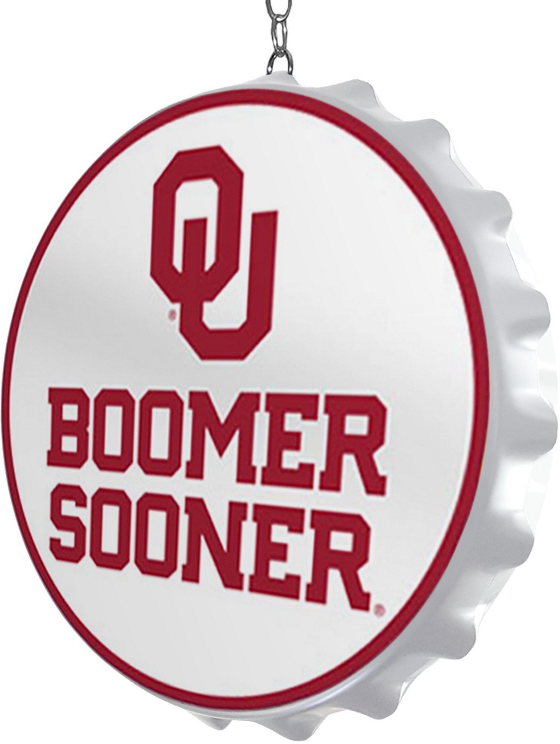 The Fan-Brand University of Oklahoma Bottle Cap Dangler                                                                          - view number 3