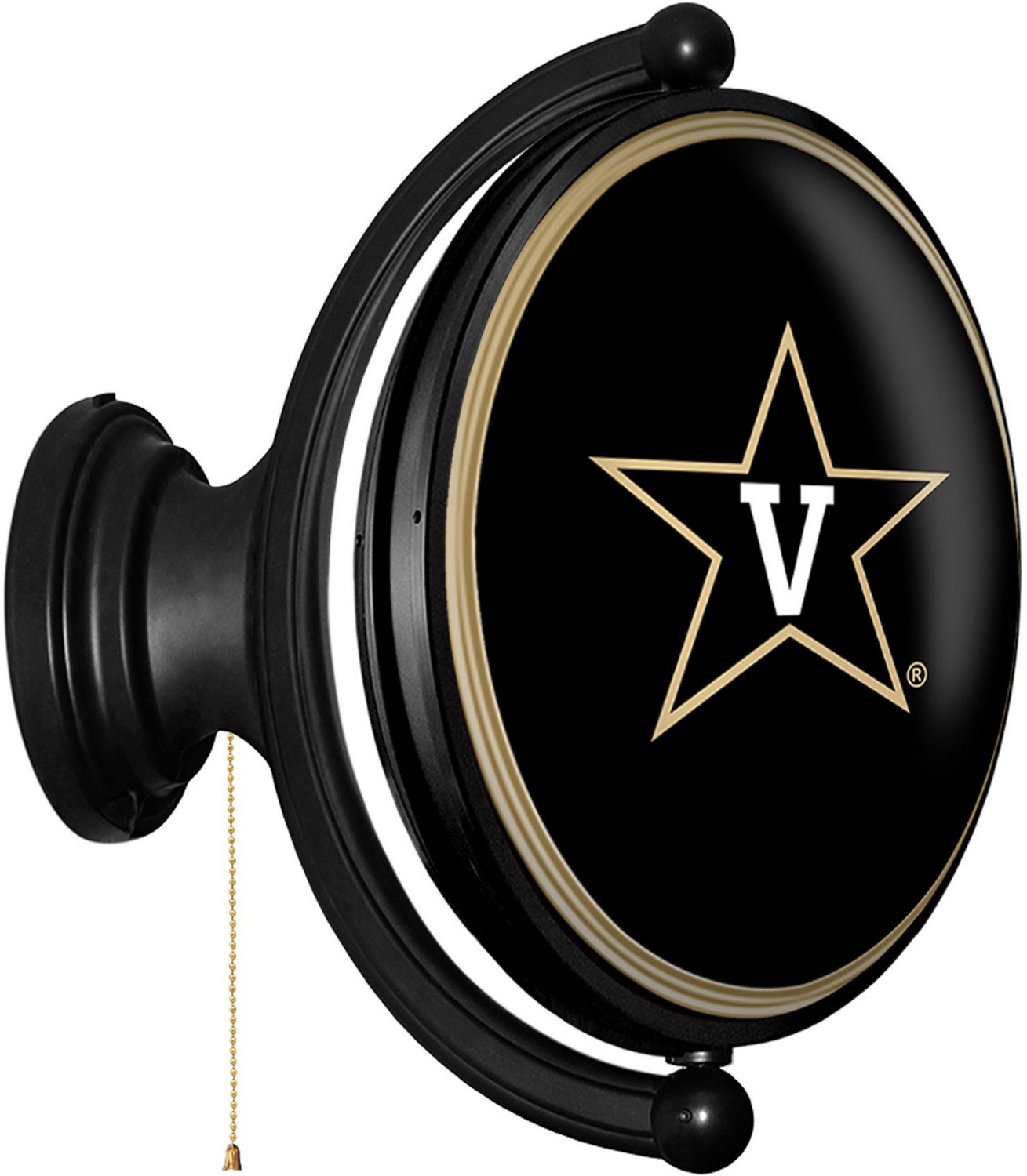 The Fan-Brand Vanderbilt University Original Oval Rotating Lighted Sign  - view number 2
