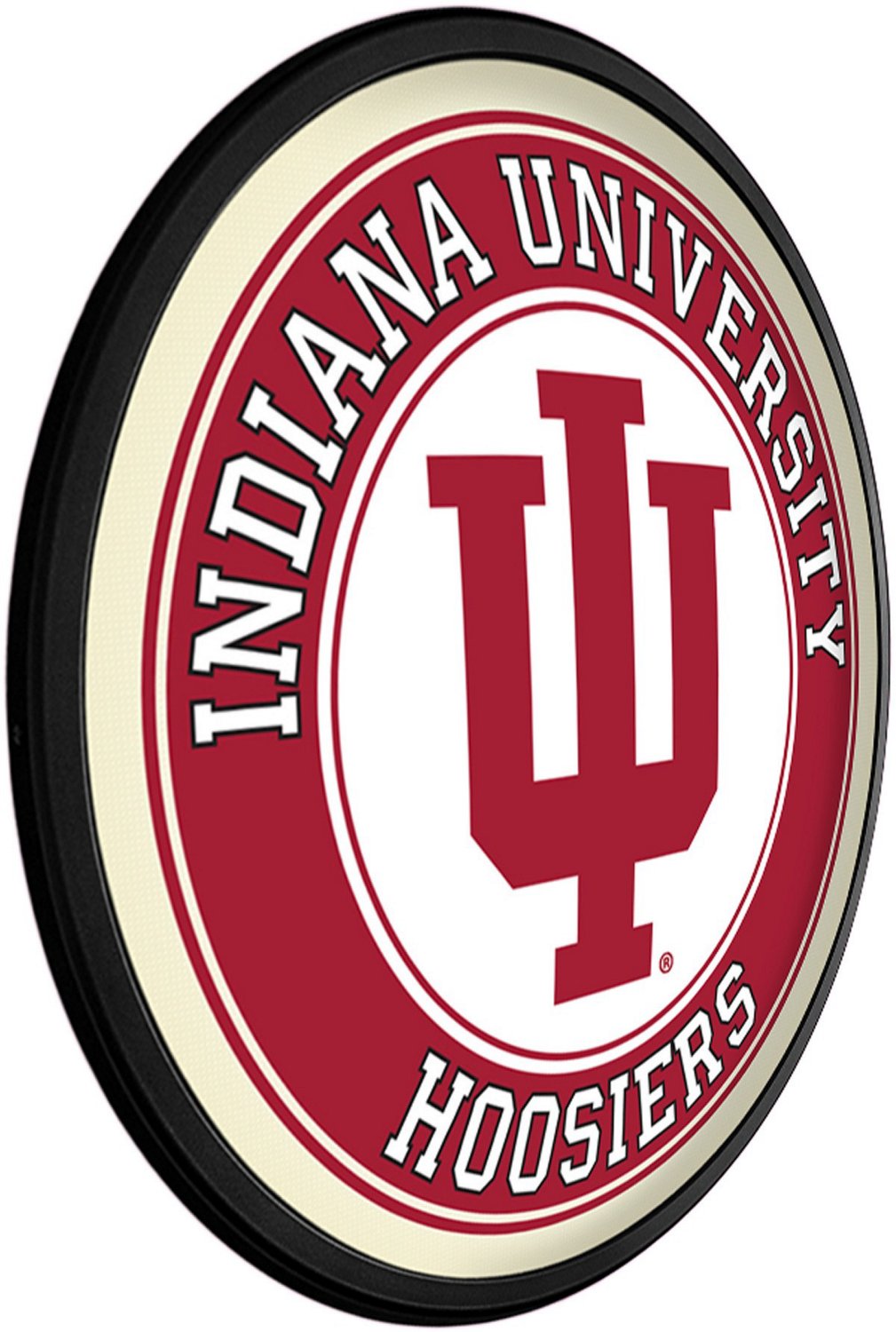 The Fan-Brand Indiana University Round Slimline Lighted Sign - view number 2