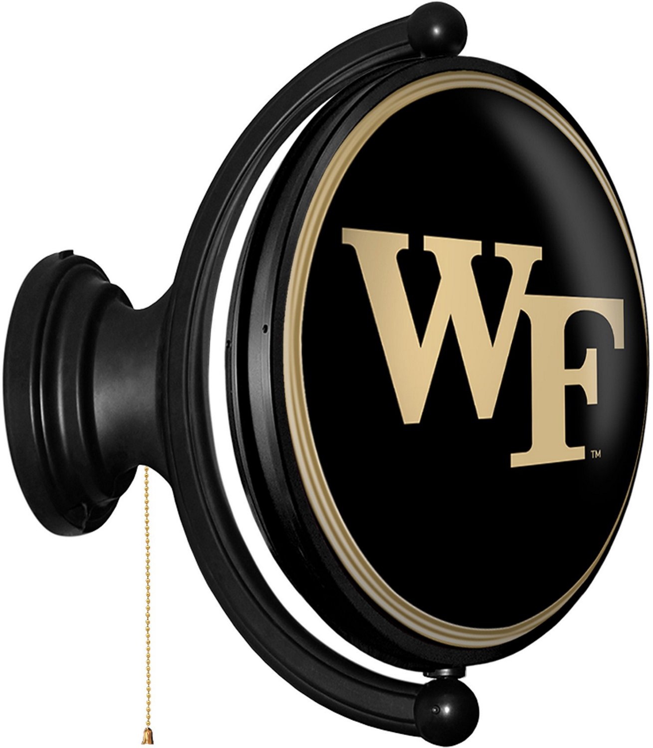 The Fan-Brand Wake Forest University Original Oval Rotating Lighted Sign  - view number 2