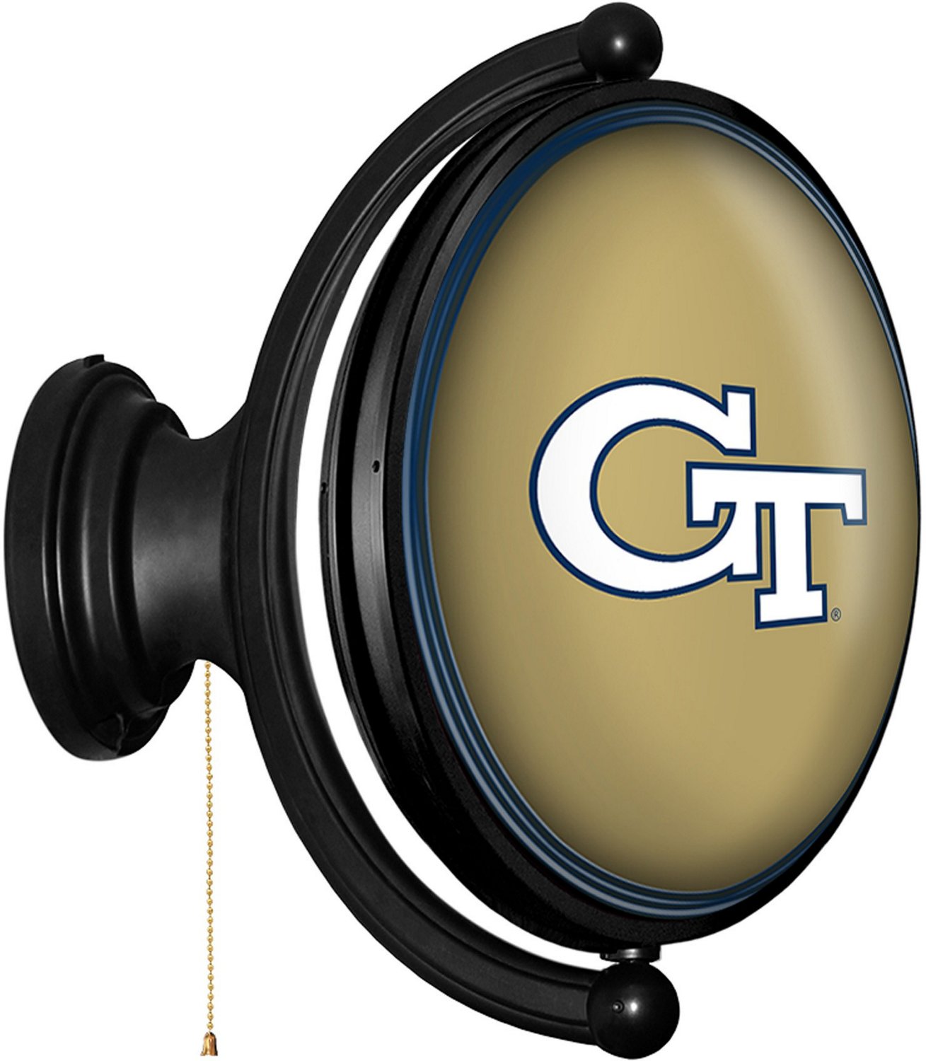 The Fan-Brand Georgia Tech Oval Rotating Lighted Sign - view number 2