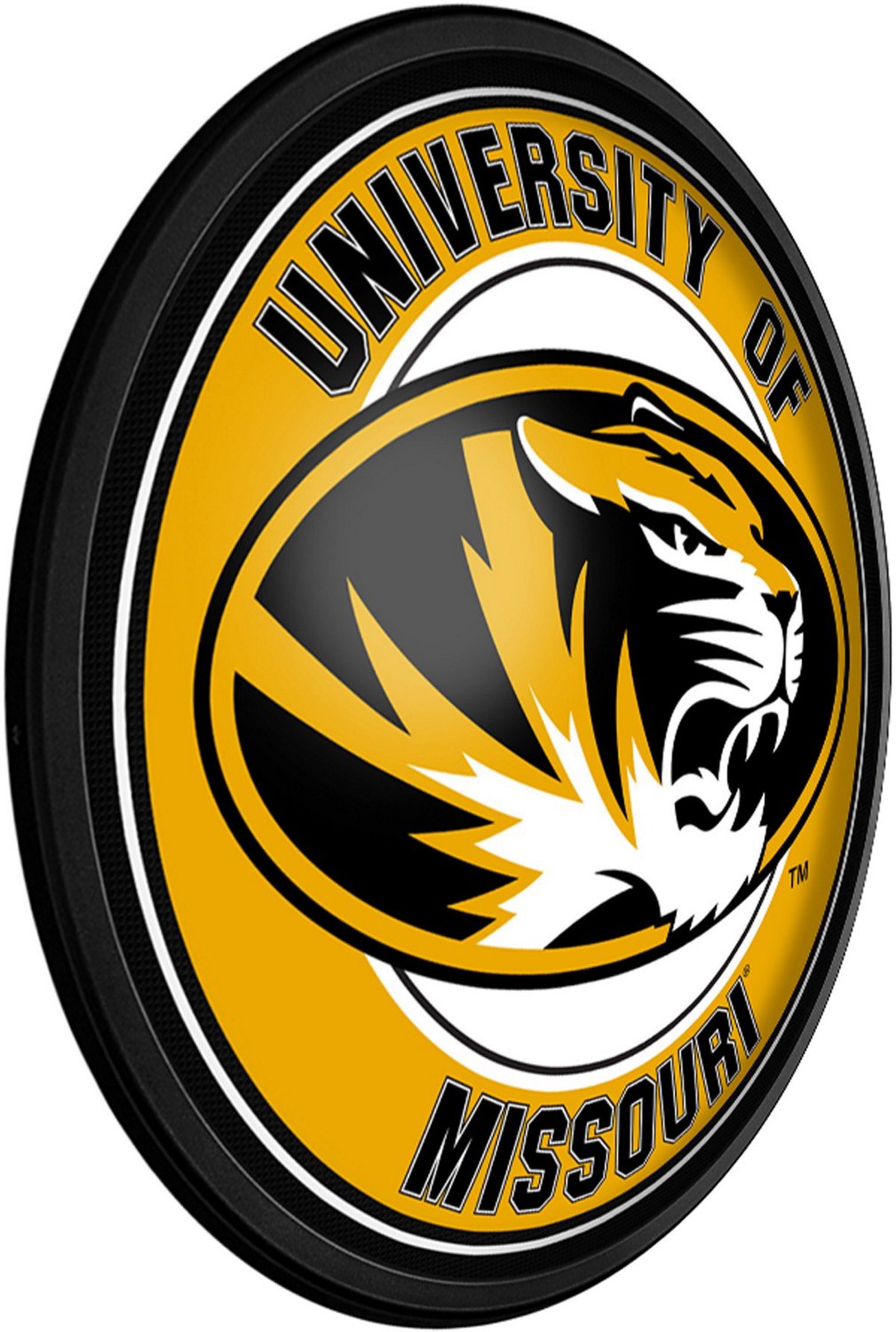 The Fan-Brand University of Missouri Round Slimline Lighted Wall Sign - view number 2