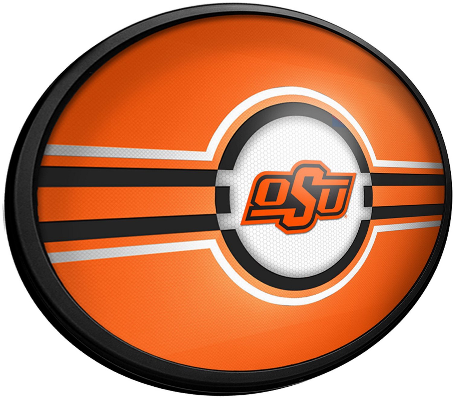 The Fan-Brand University of Oklahoma Oval Slimline Lighted Wall Sign - view number 2