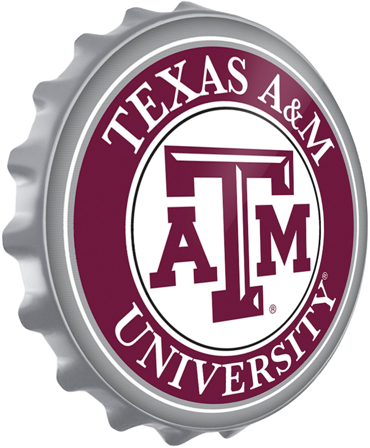 The Fan-Brand Texas A&M University Bottle Cap Wall Sign - view number 2
