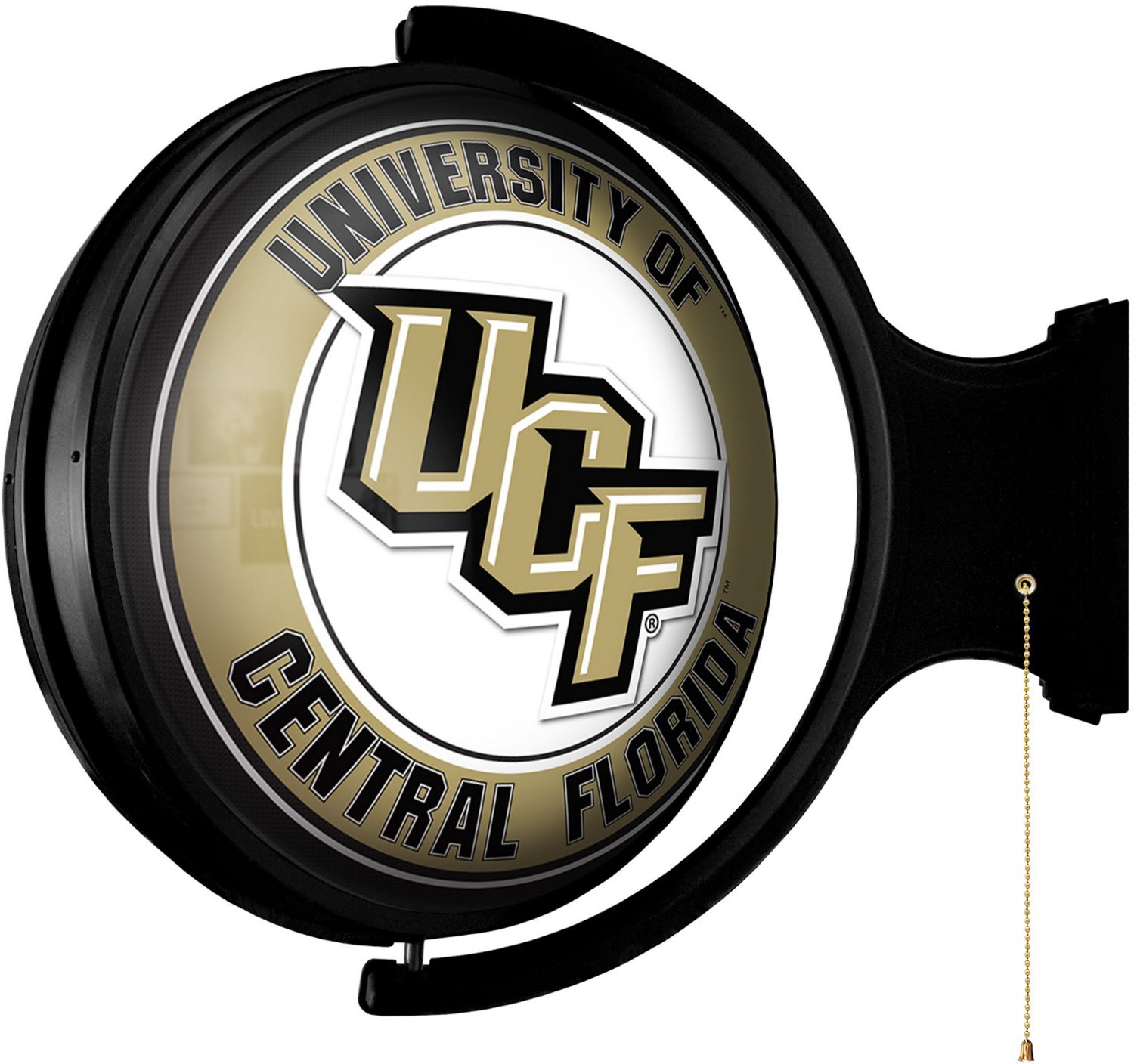 The Fan-Brand University of Central Florida Round Rotating Lighted Sign  - view number 2