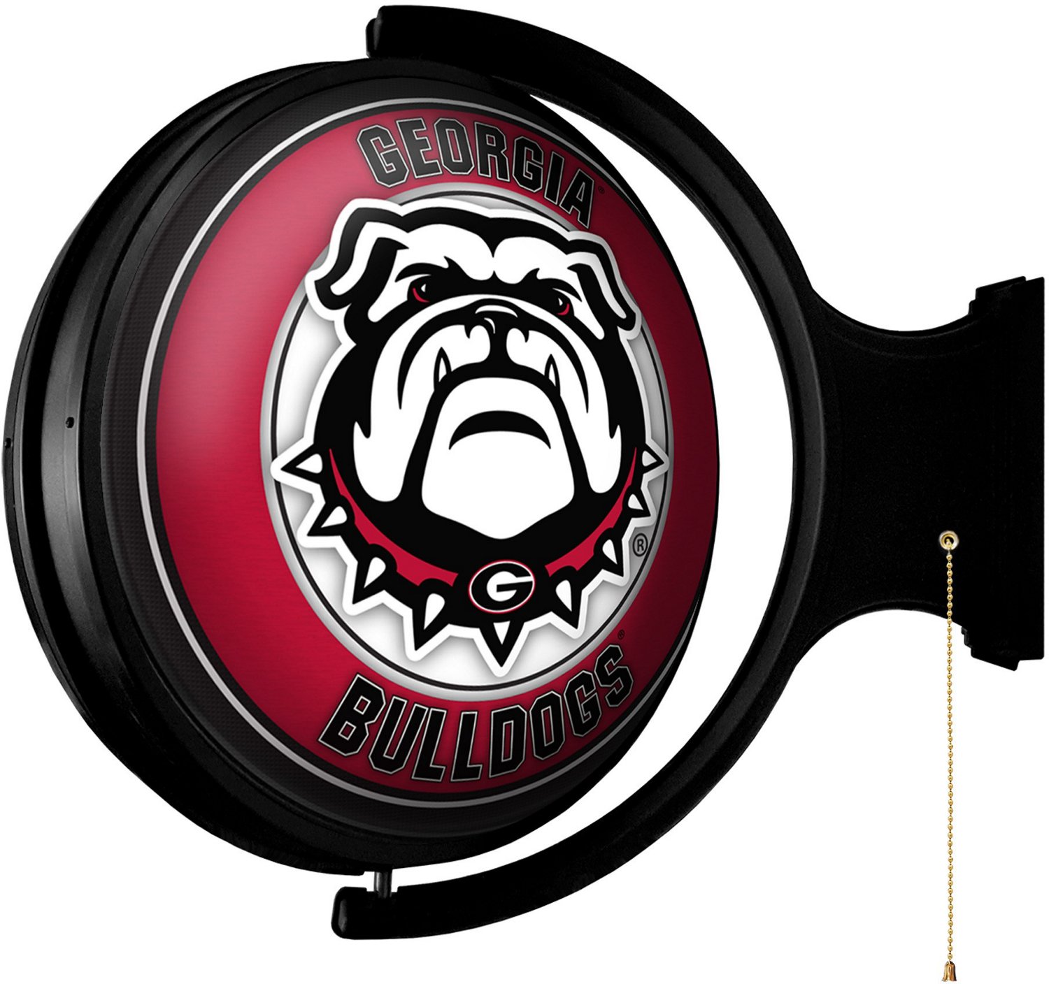 The Fan-Brand University of Georgia UGA Round Rotating Lighted Sign                                                              - view number 2