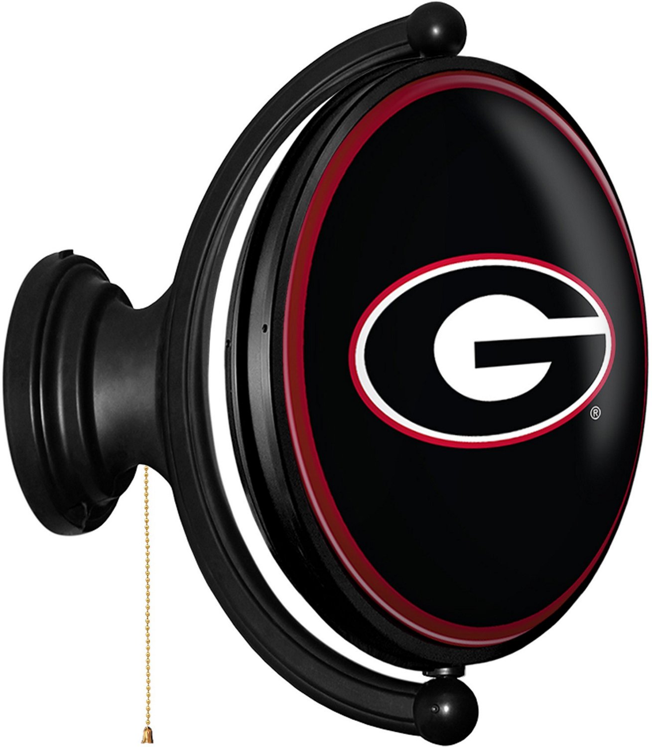 The Fan-Brand University of Georgia Oval Rotating Lighted Sign