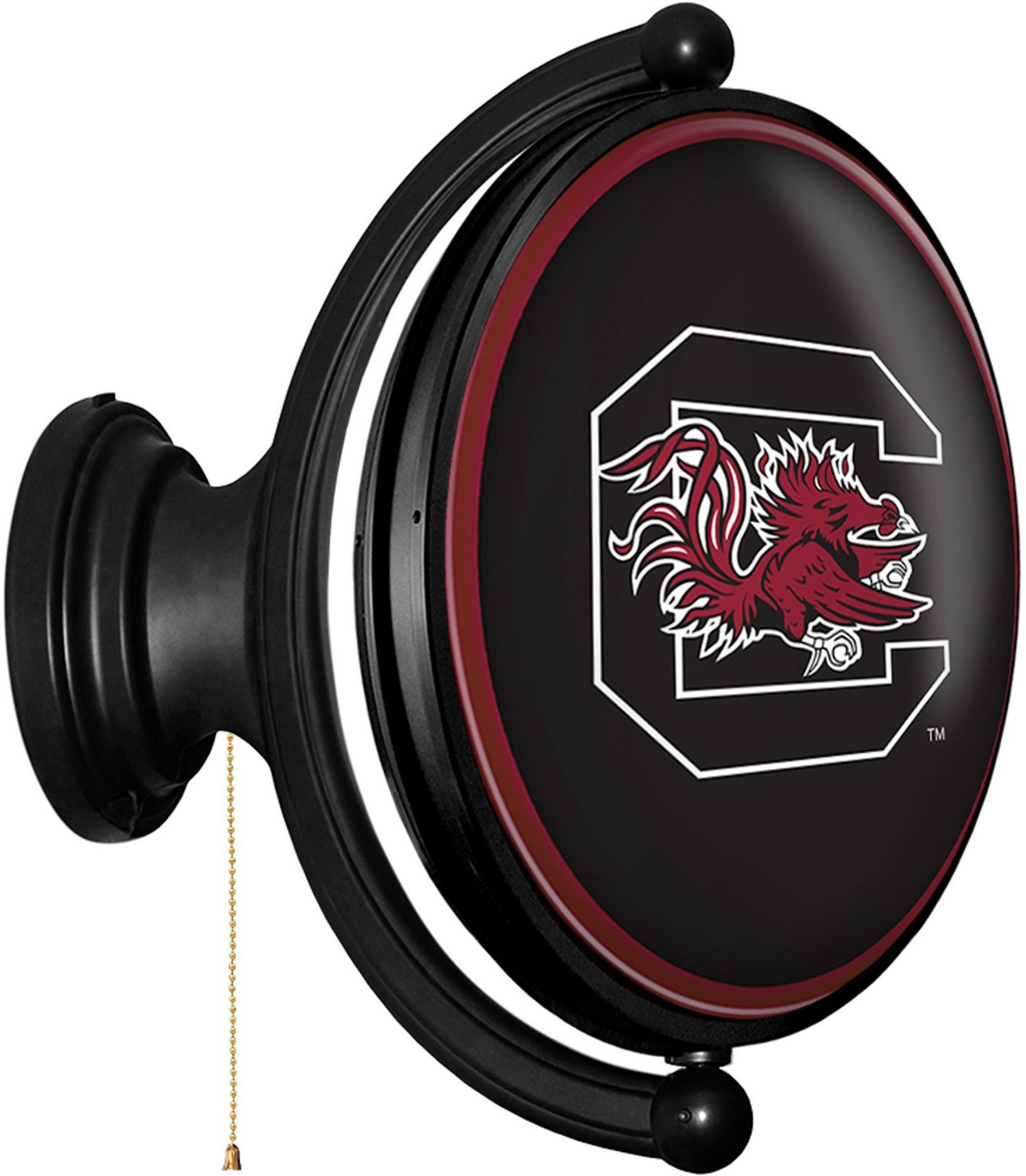 The Fan-Brand University of South Carolina Original Oval Rotating Lighted Sign  - view number 2