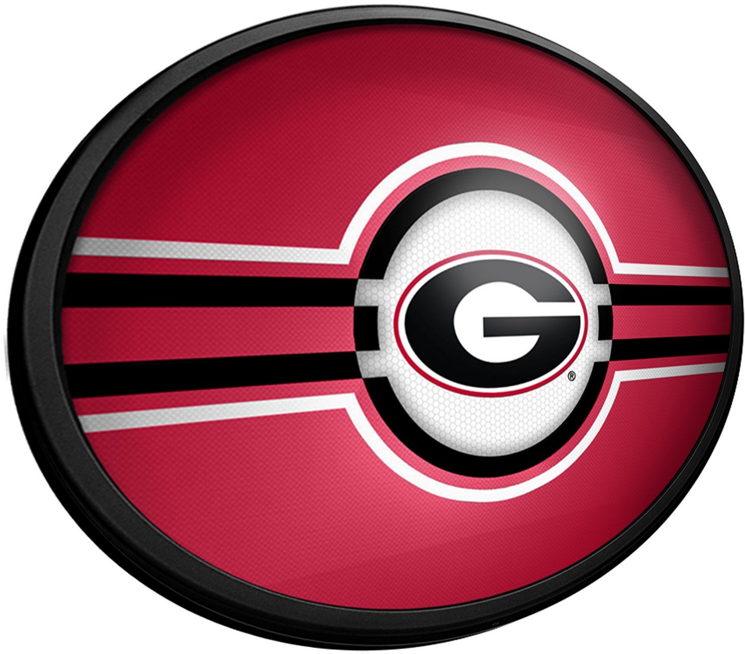 The Fan-Brand University of Georgia Oval Slimline Lighted Sign - view number 2