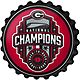 The Fan-Brand University of Georgia National Champions Bottle Cap Sign                                                           - view number 1 selected