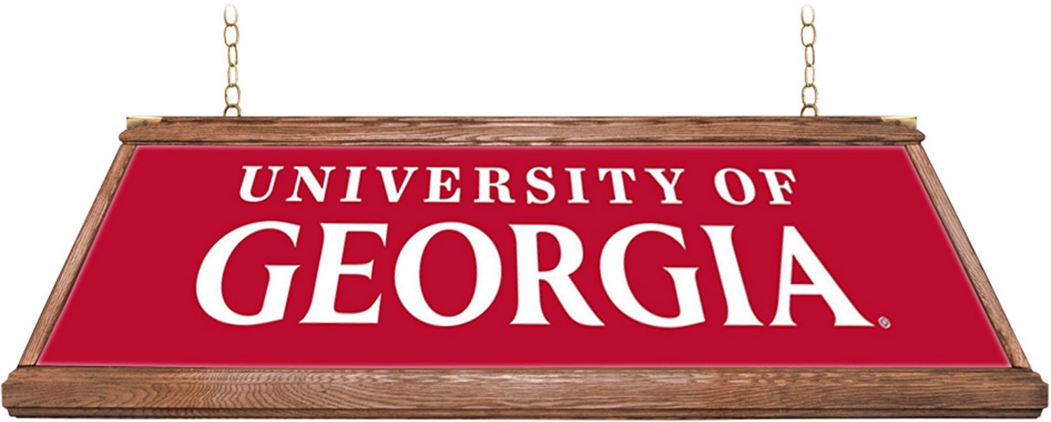 The Fan-Brand University of Georgia Premium Wood Pool Table Light - view number 2