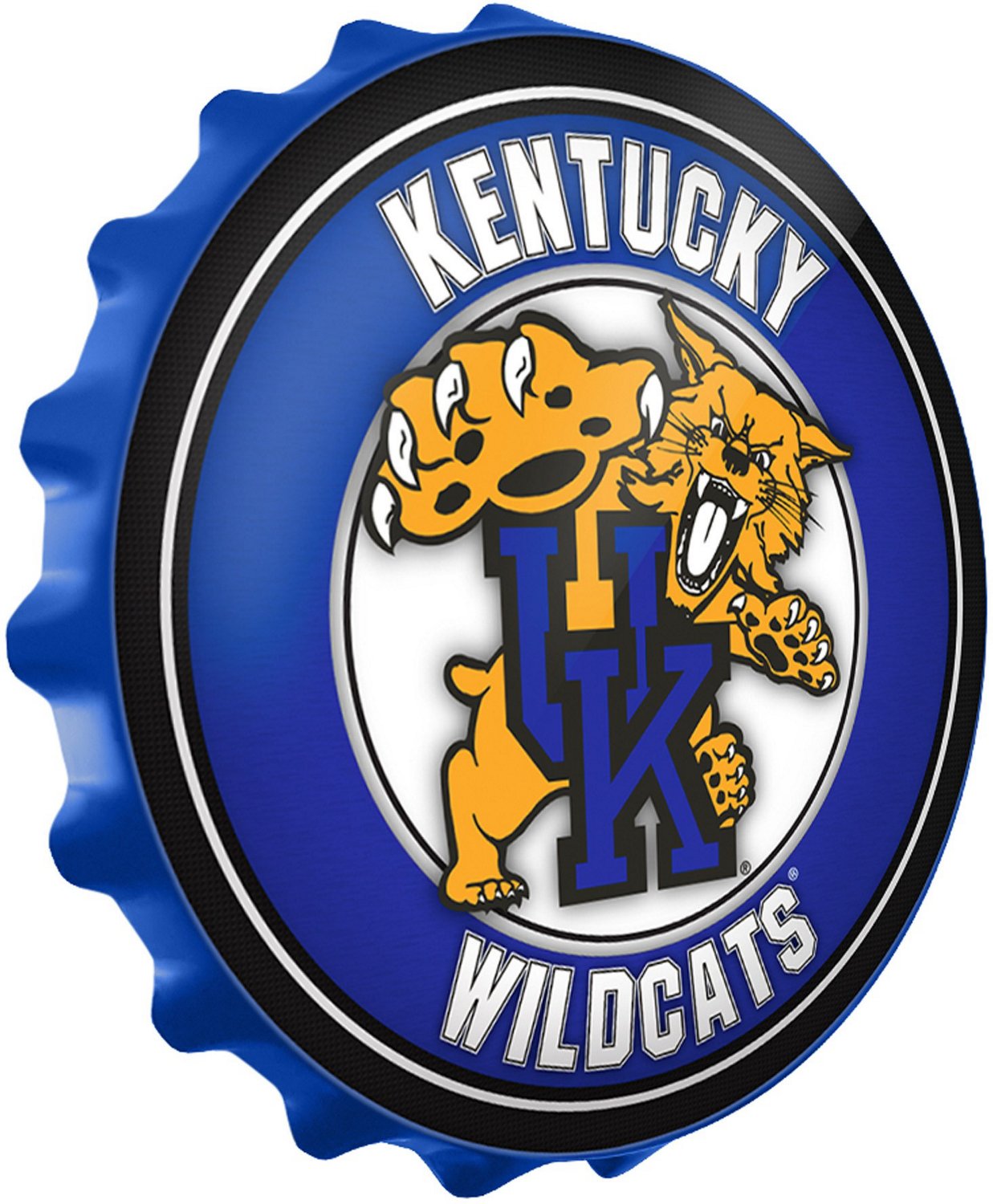 The Fan-Brand University of Kentucky Blue Mascot Bottle Cap Sign - view number 2