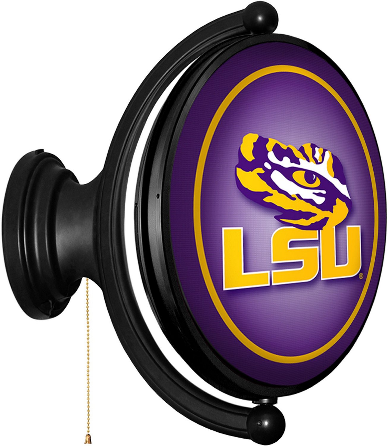 The Fan-Brand Louisiana State University Oval Rotating Lighted Sign - view number 2