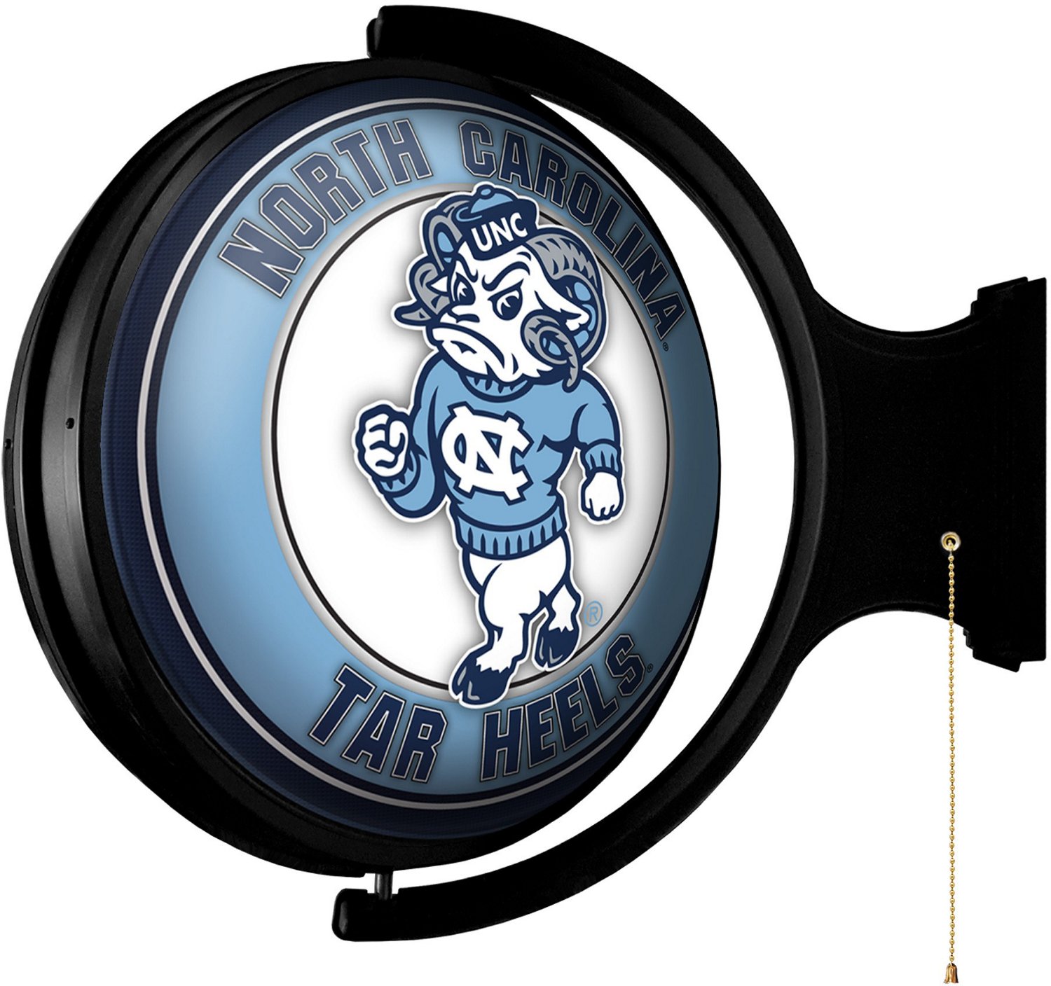 The Fan-Brand University of North Carolina Mascot Round Rotating Lighted Sign  - view number 2