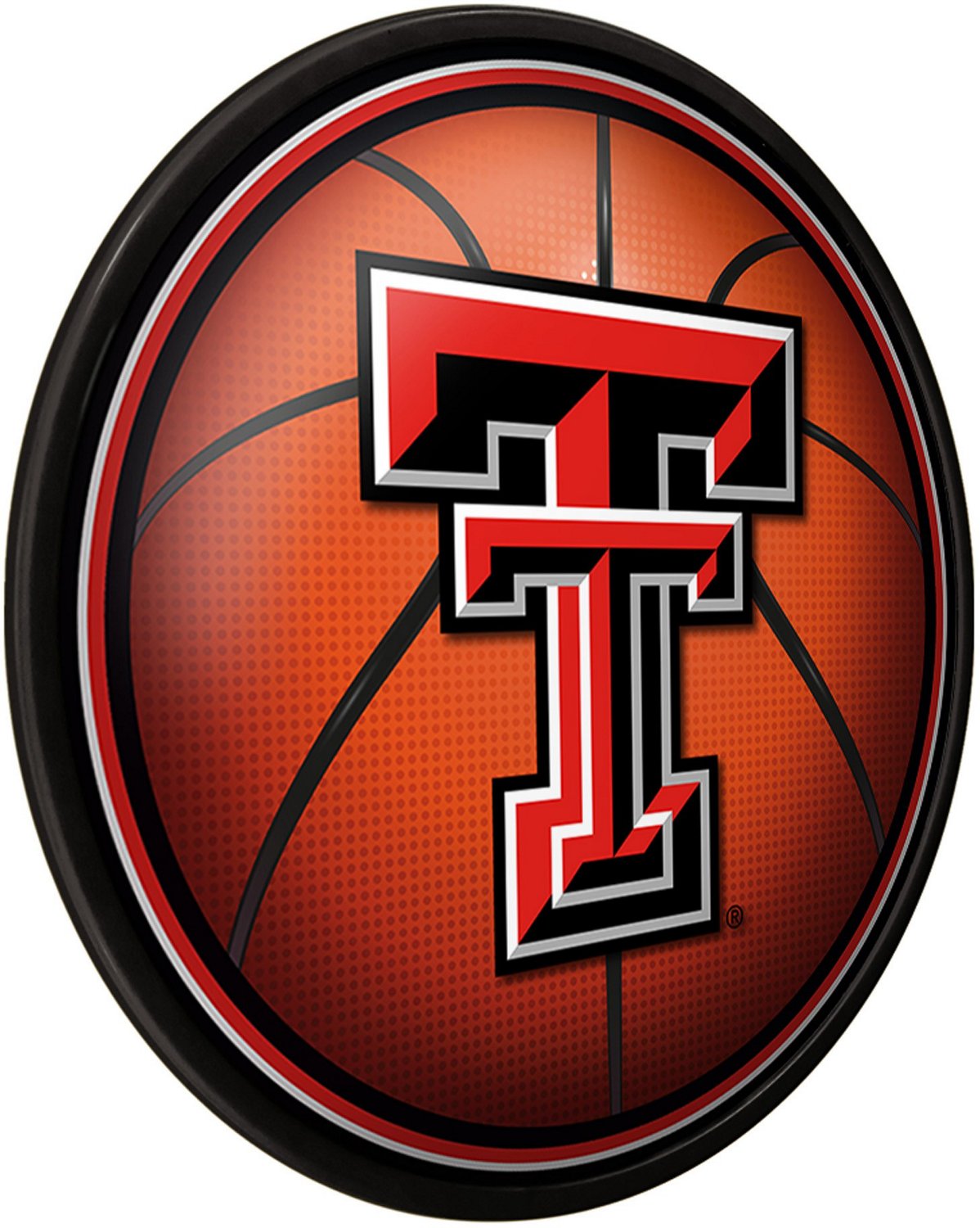 The Fan-Brand Texas Tech University Basketball Modern Disc Sign - view number 2