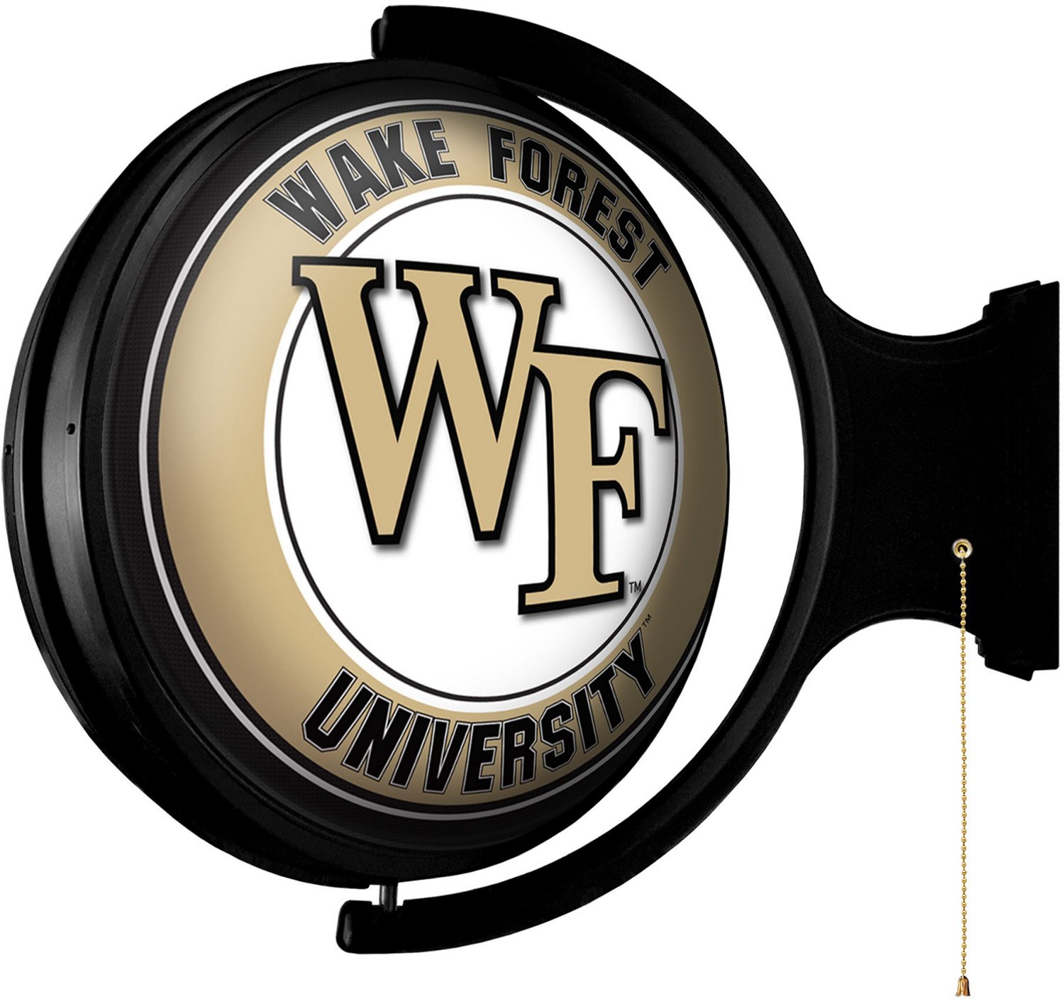 The Fan-Brand Wake Forest University Original Round Rotating Lighted Sign  - view number 2