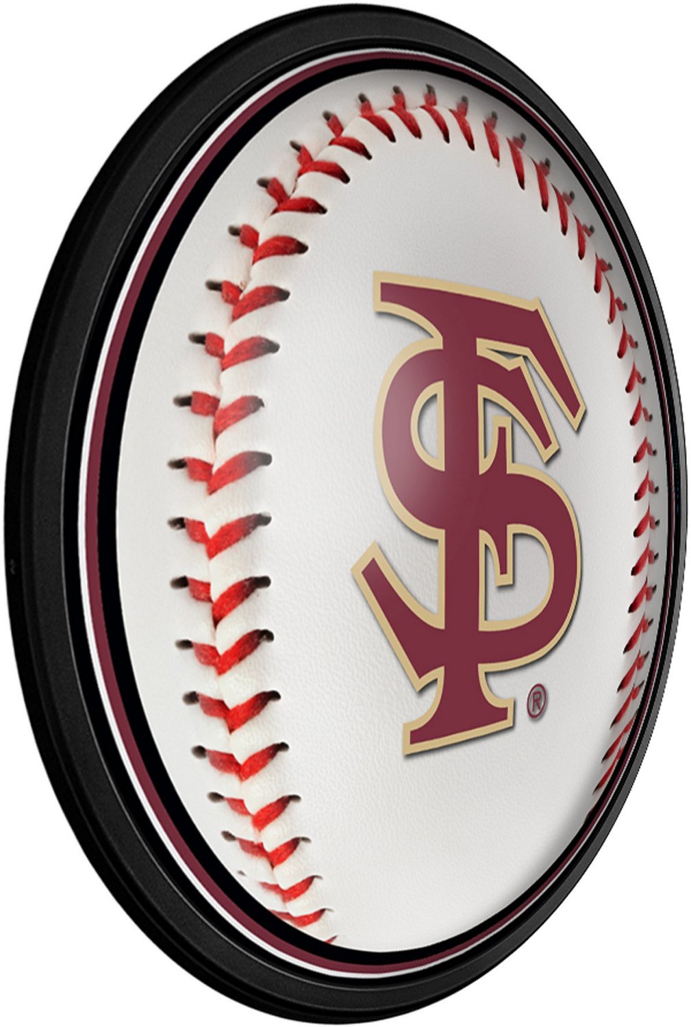 The Fan-Brand Florida State University Baseball Round Slimline Lighted Sign - view number 2