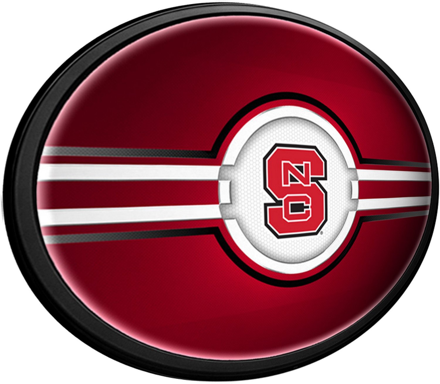 The Fan-Brand North Carolina State University Oval Slimline Lighted Wall Sign                                                    - view number 2