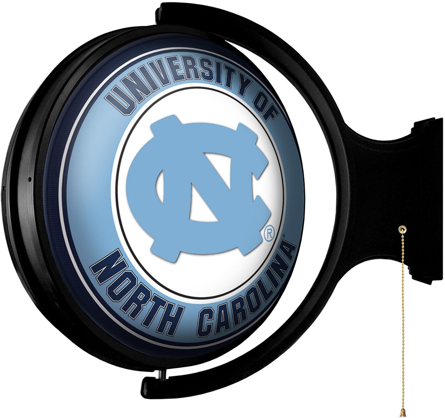 The Fan-Brand University of North Carolina Round Rotating Lighted Sign  - view number 2