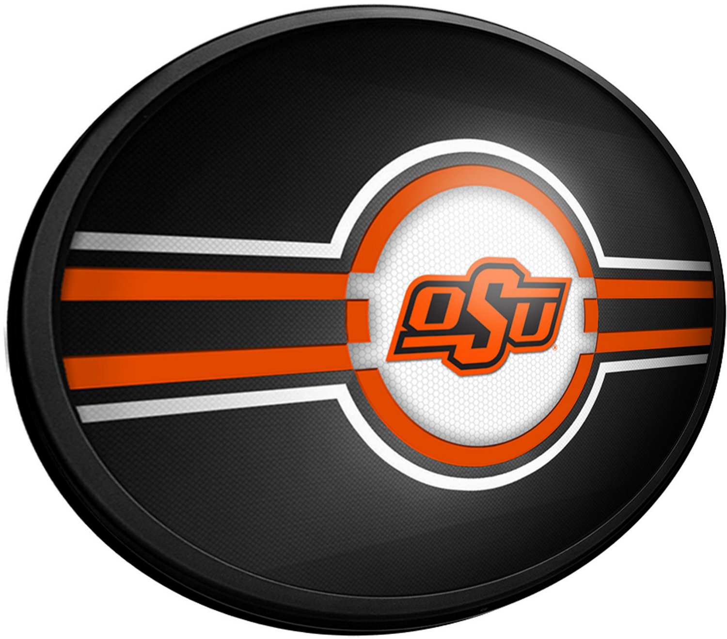 The Fan-Brand University of Oklahoma Oval Slimline Lighted Wall Sign - view number 2