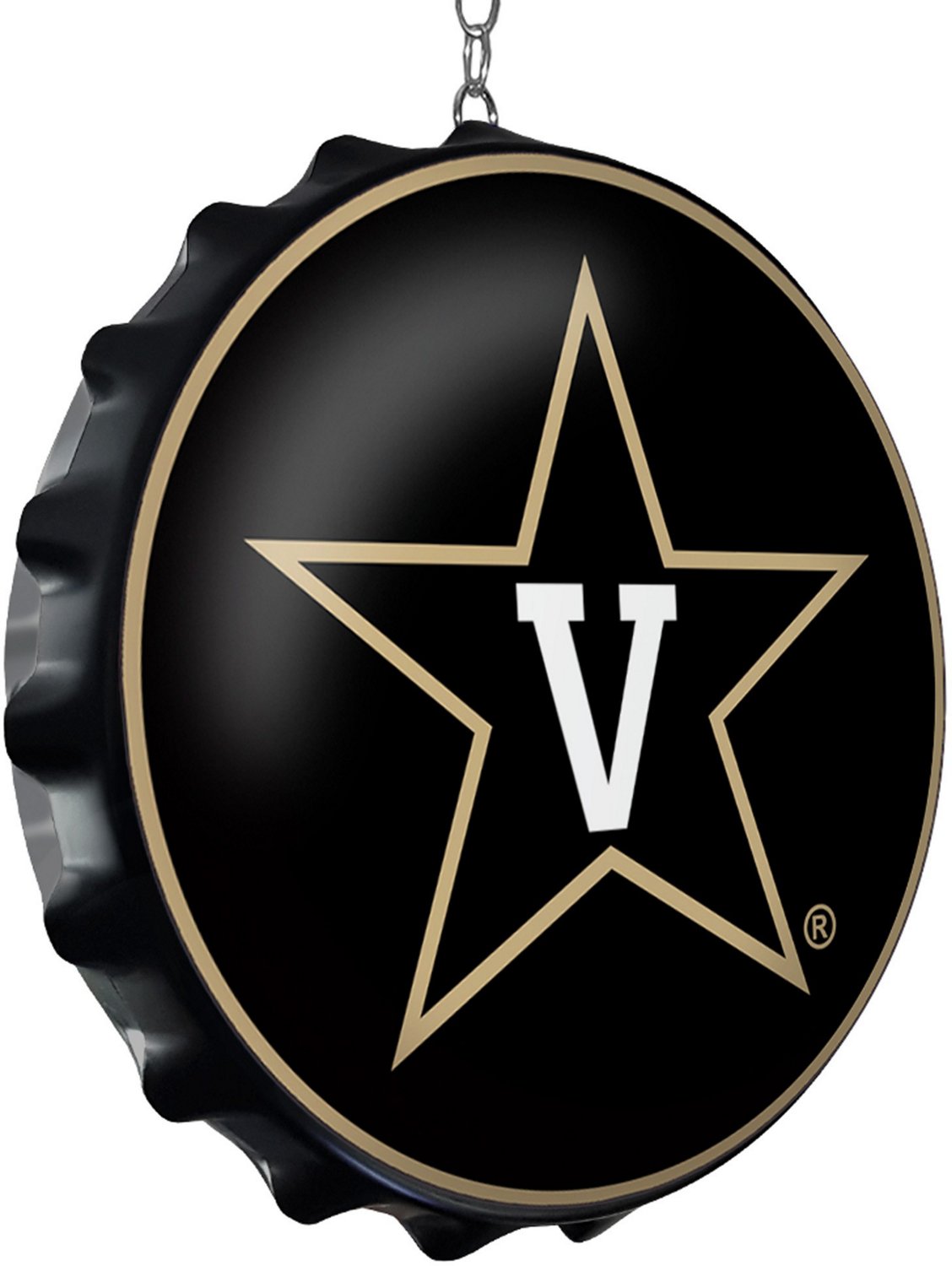 The Fan-Brand Vanderbilt University Bottle Cap Dangler - view number 2