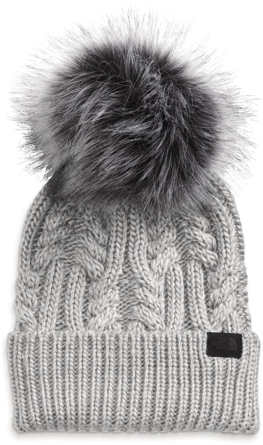 North face oh cheap mega fur pom beanie