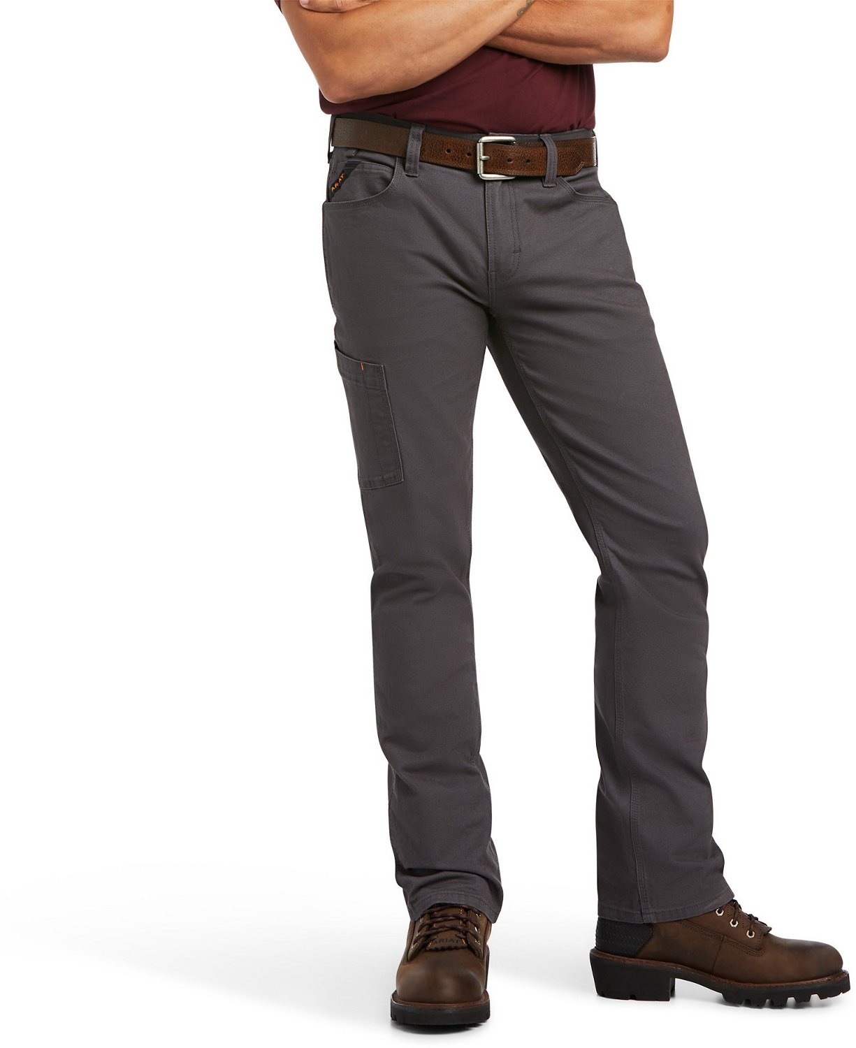 Ariat Men's Rebar M7 Slim DuraStretch Made Tough Straight Pants                                                                  - view number 2