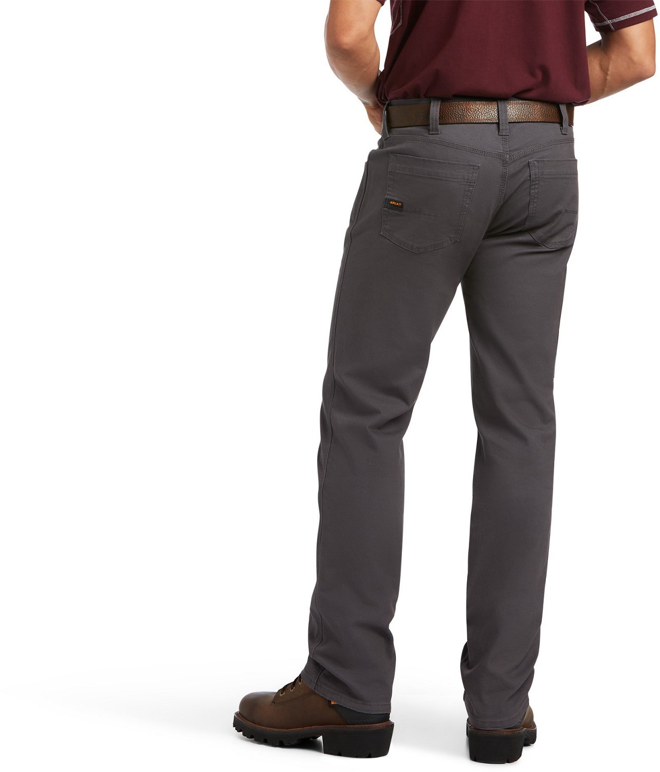 Ariat Men's Rebar M7 Slim DuraStretch Made Tough Straight Pants                                                                  - view number 3