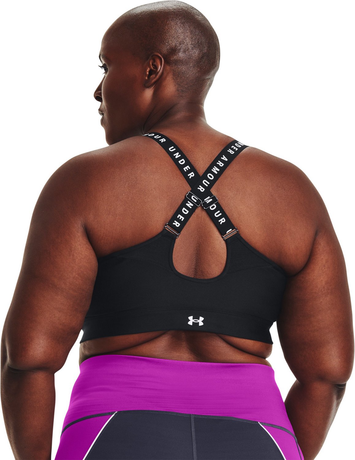 Under Armour Plus UA Infinity Front-Zip Firm-Support Sports Bra