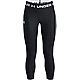 Under Armour Girls’ HeatGear Armour Ankle Crop Leggings                                                                        - view number 1 selected