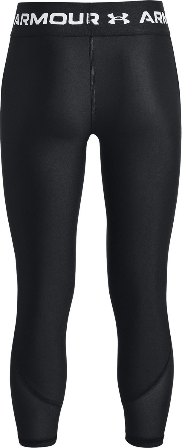 Under Armour Girls’ HeatGear Armour Ankle Crop Leggings                                                                        - view number 2
