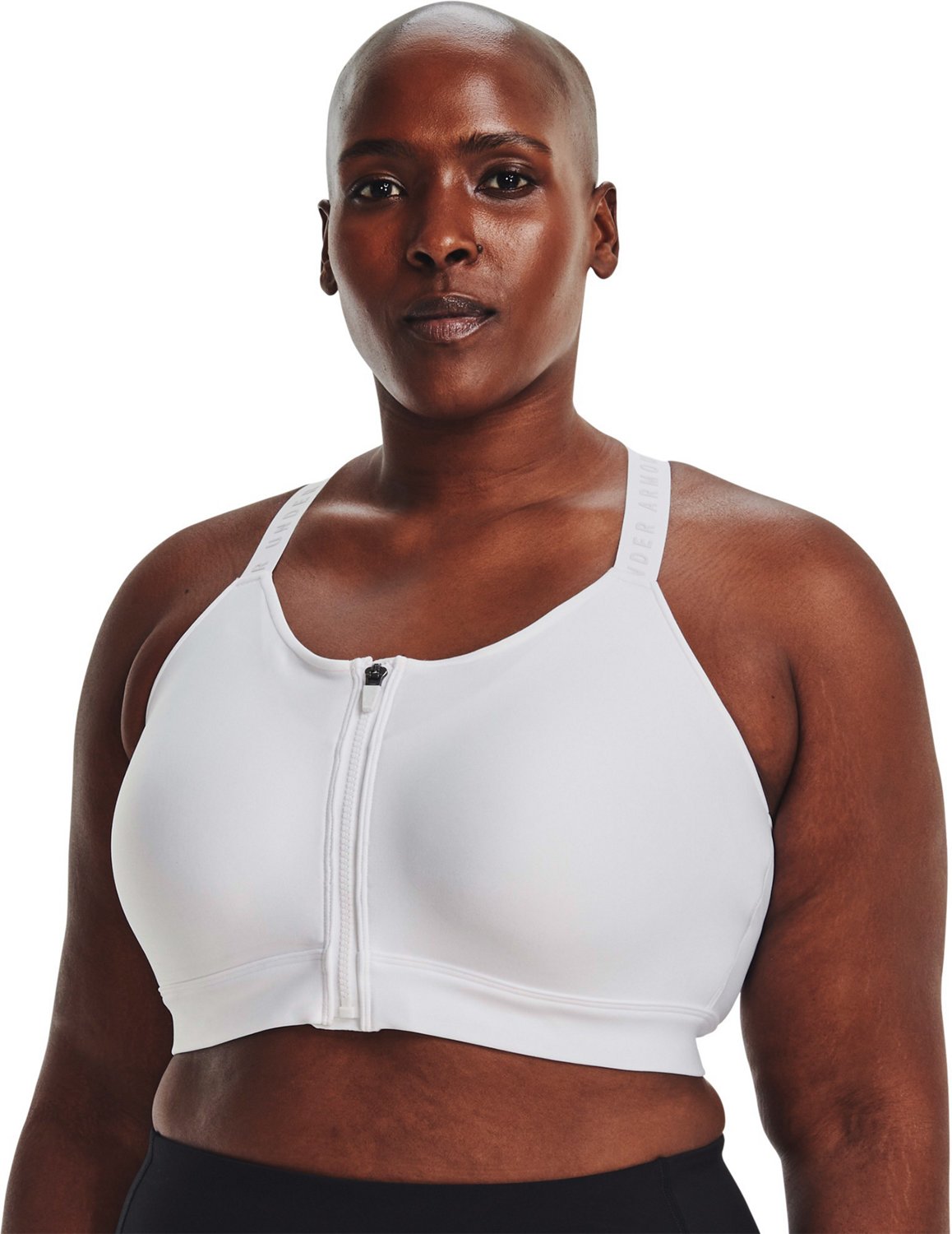 Under Armour Women's UA Infinity High Zip Plus Size Sports Bra