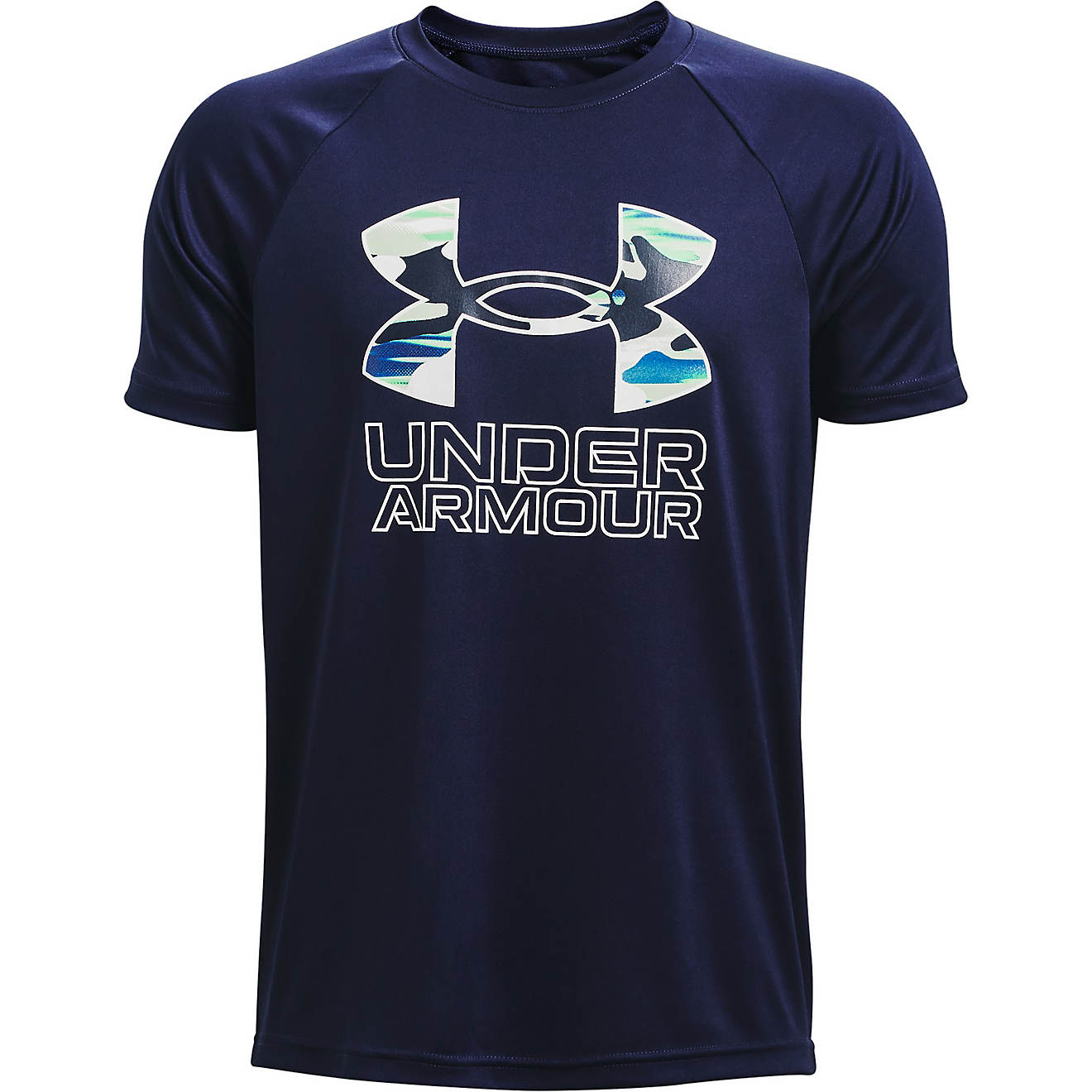 Under Armour Boys Tech Hybrid Printed Fill Short-Sleeve T-Shirt 