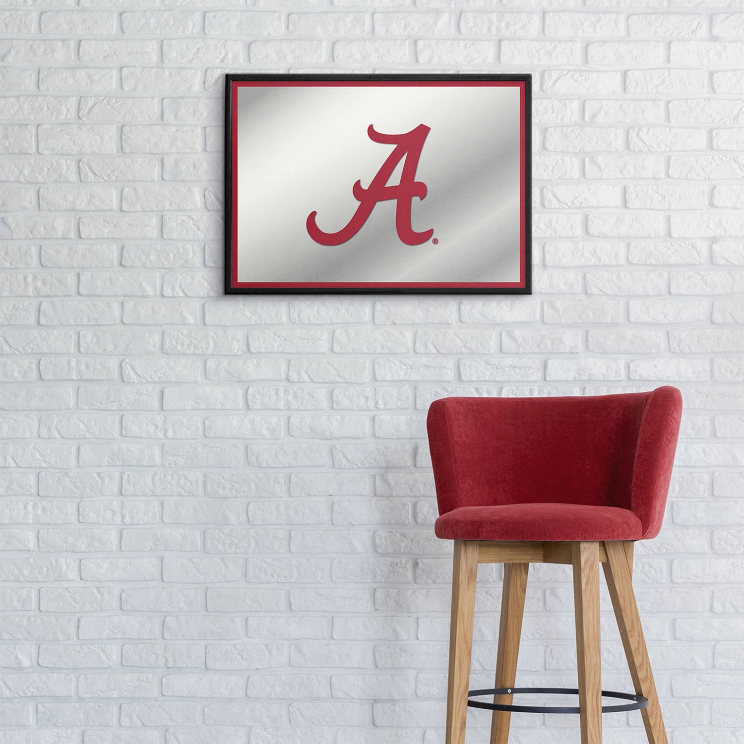 The Fan-Brand University of Alabama Framed Mirrored Wall Sign - view number 3