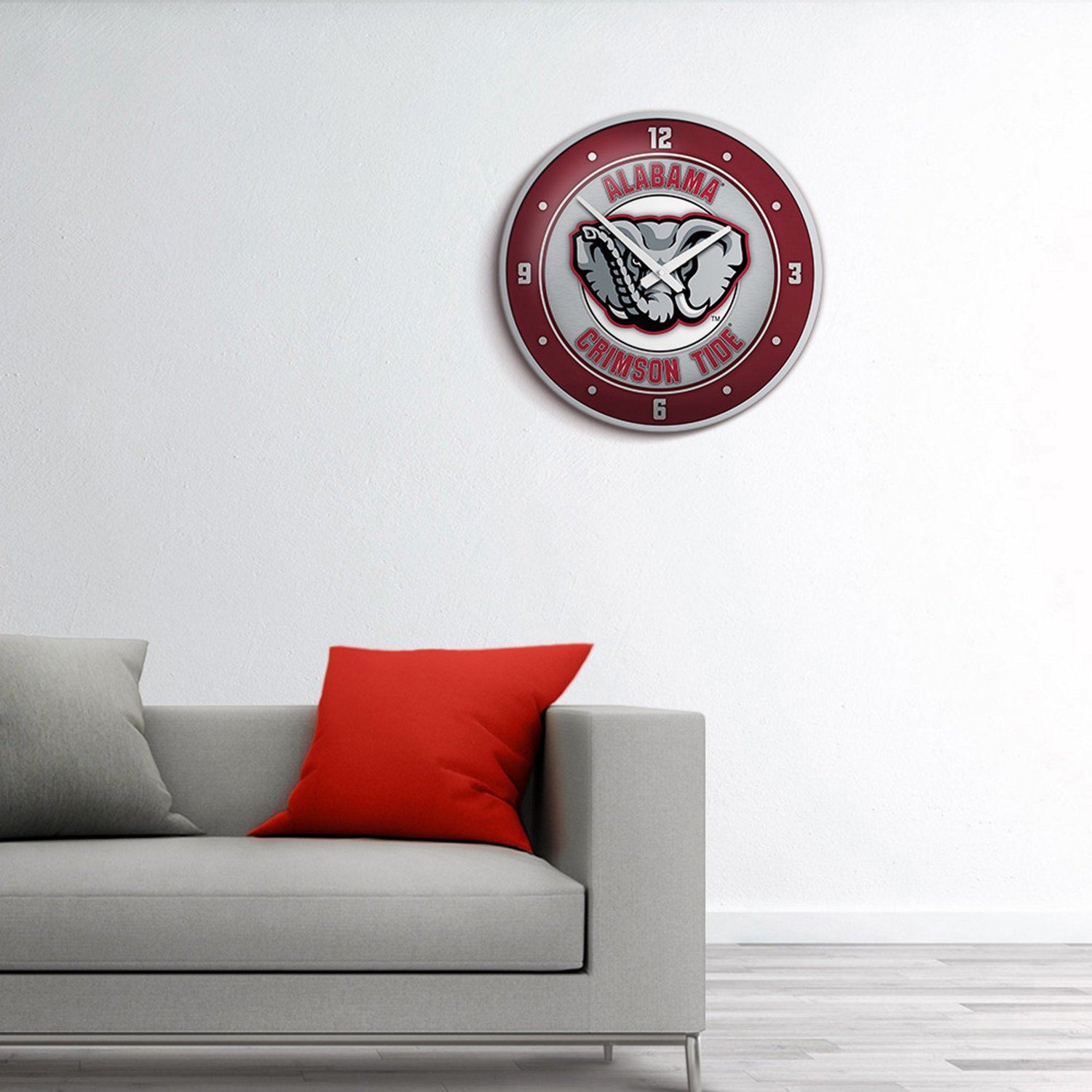 The Fan-Brand University of Alabama Al Logo Modern Disc Clock - view number 3