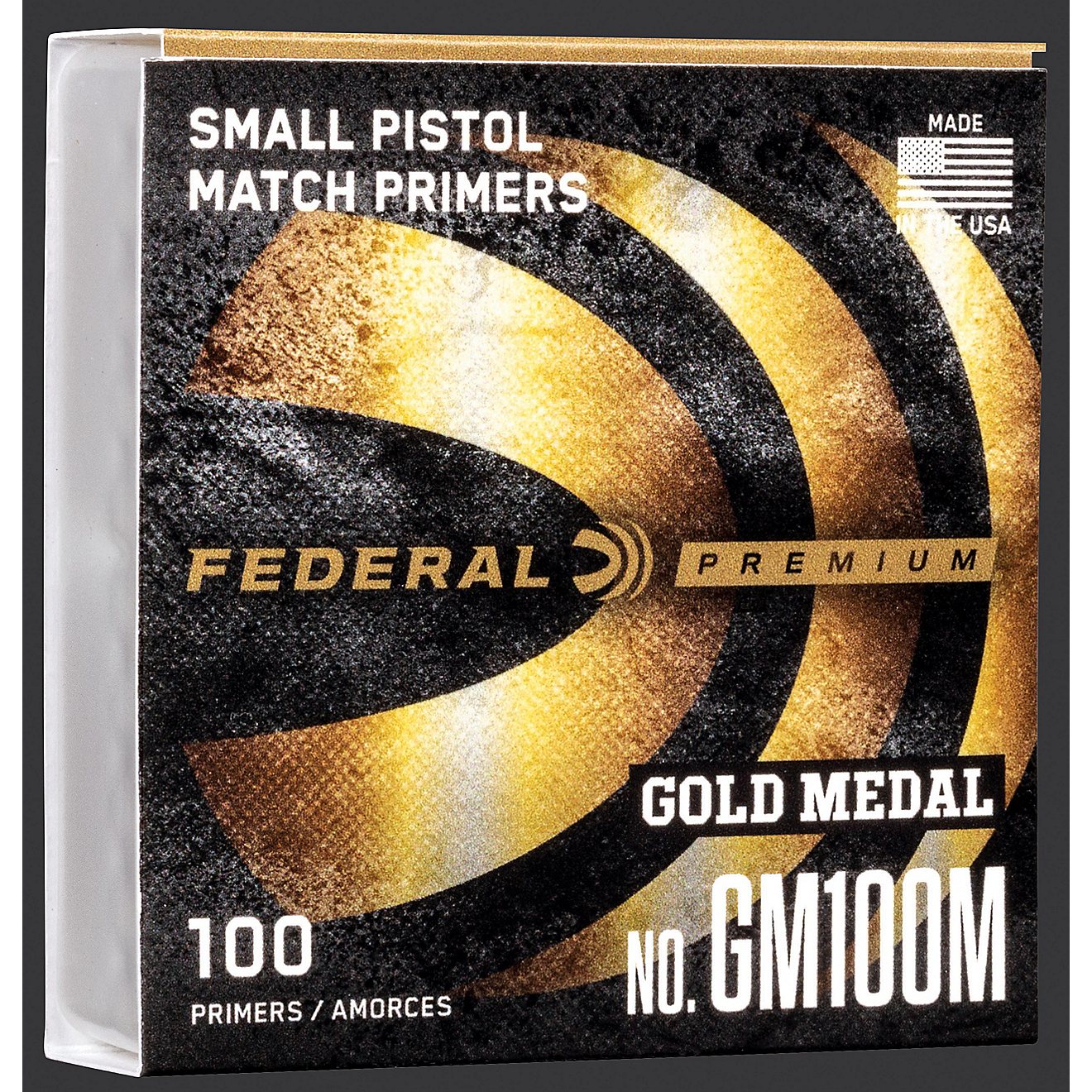 Federal Gold Medal .100 Small Pistol Primer 100-pack                                                                             - view number 1