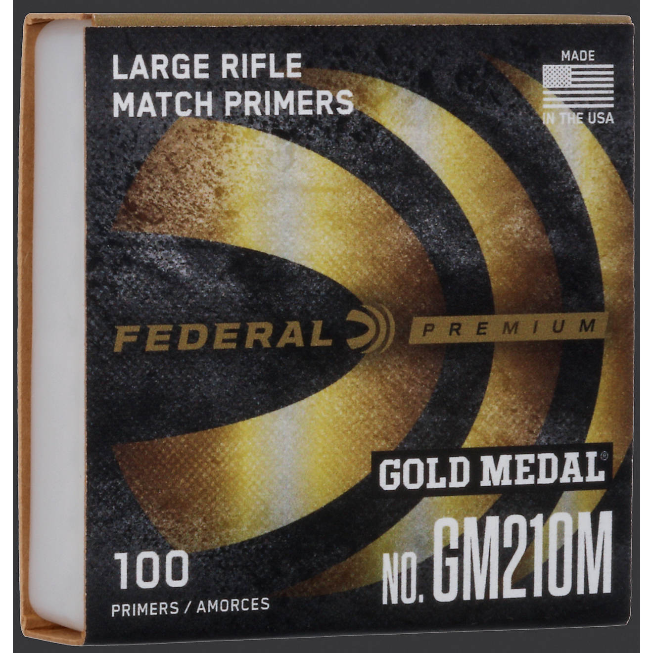 Federal Gold Medal .210 Centerfire Primers 100-Pack                                                                              - view number 1
