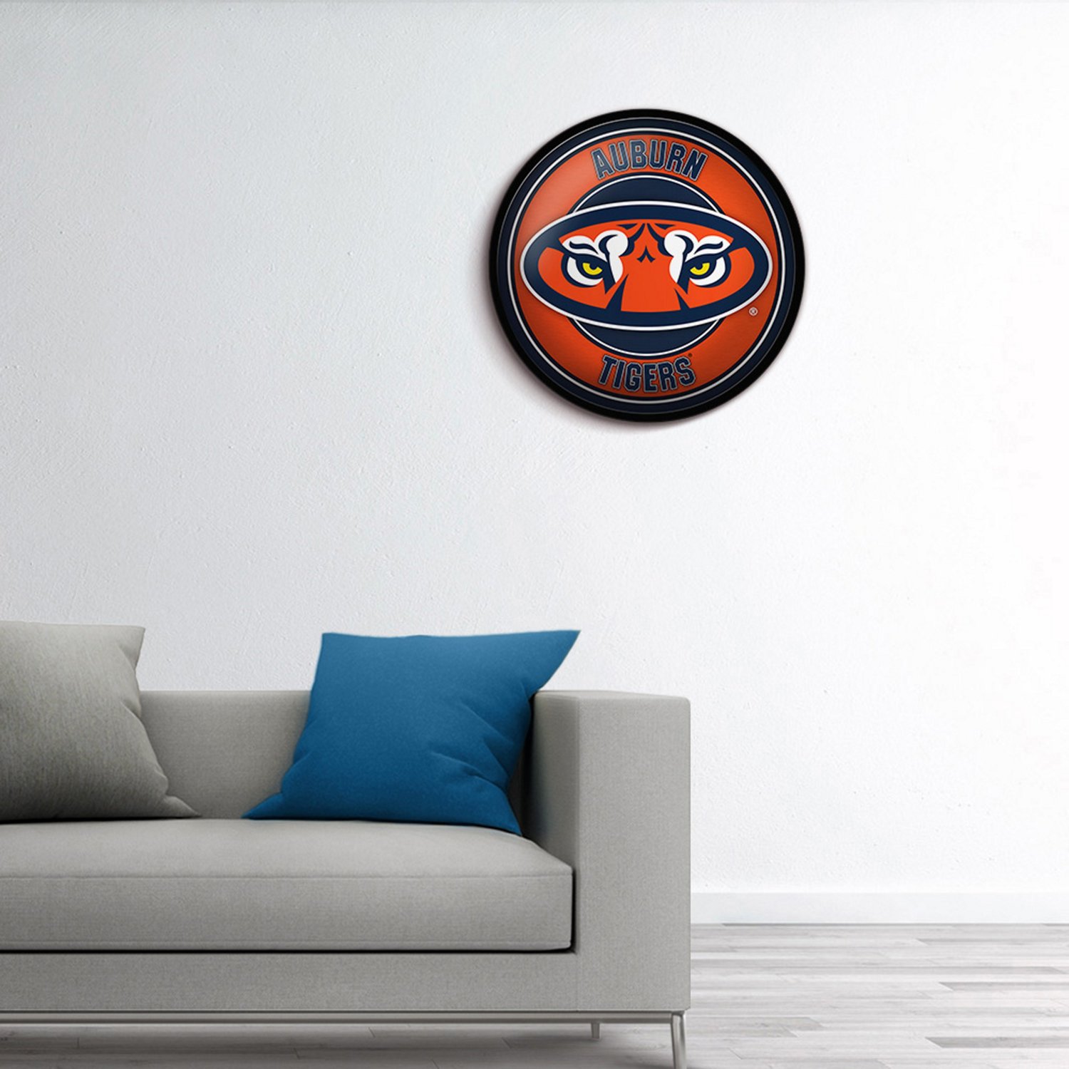 The Fan-Brand Auburn University Tiger Eyes Modern Mirrored Disc Sign - view number 3